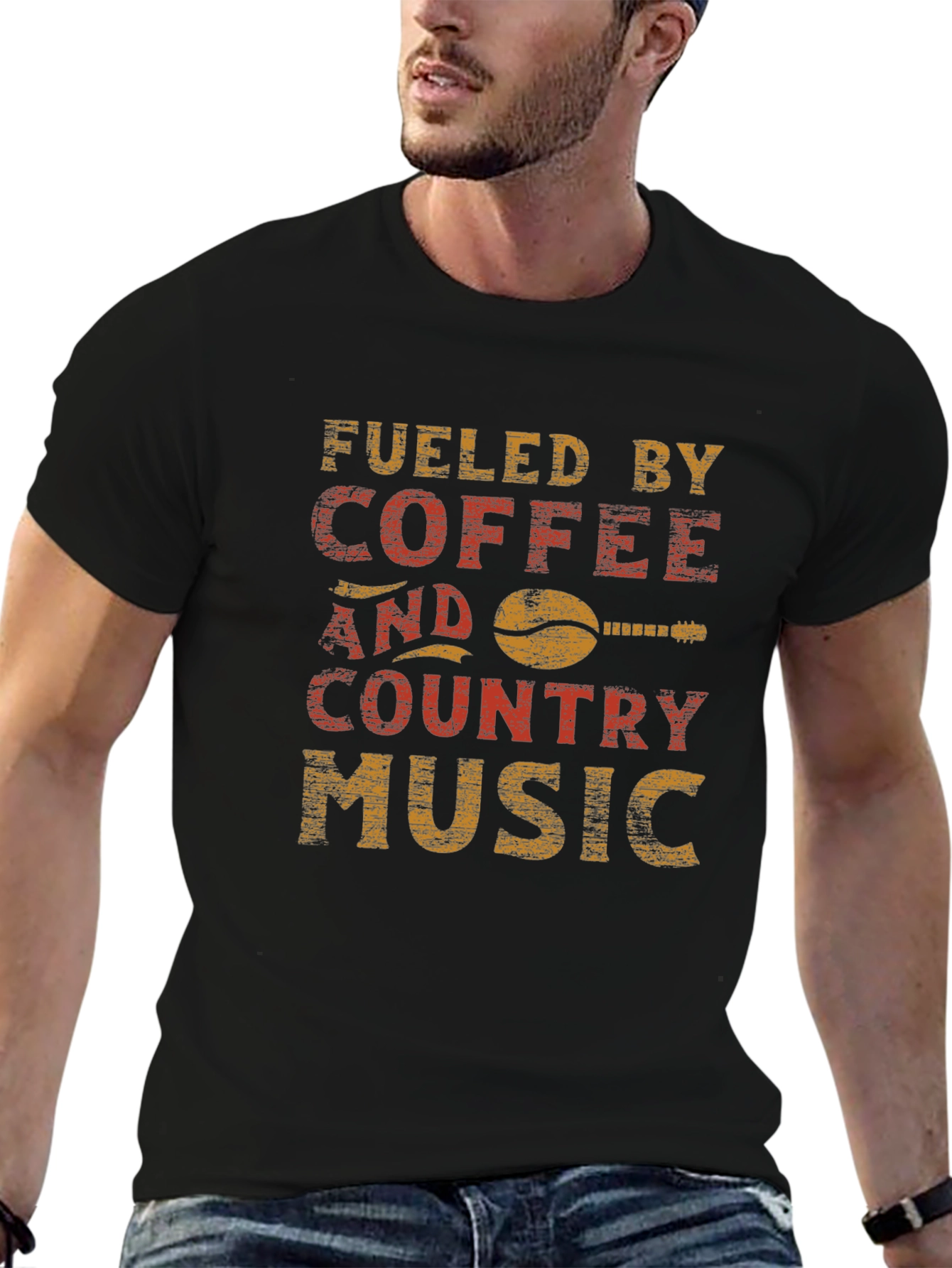 Fueled by Coffee and Country Music T-Shirt
