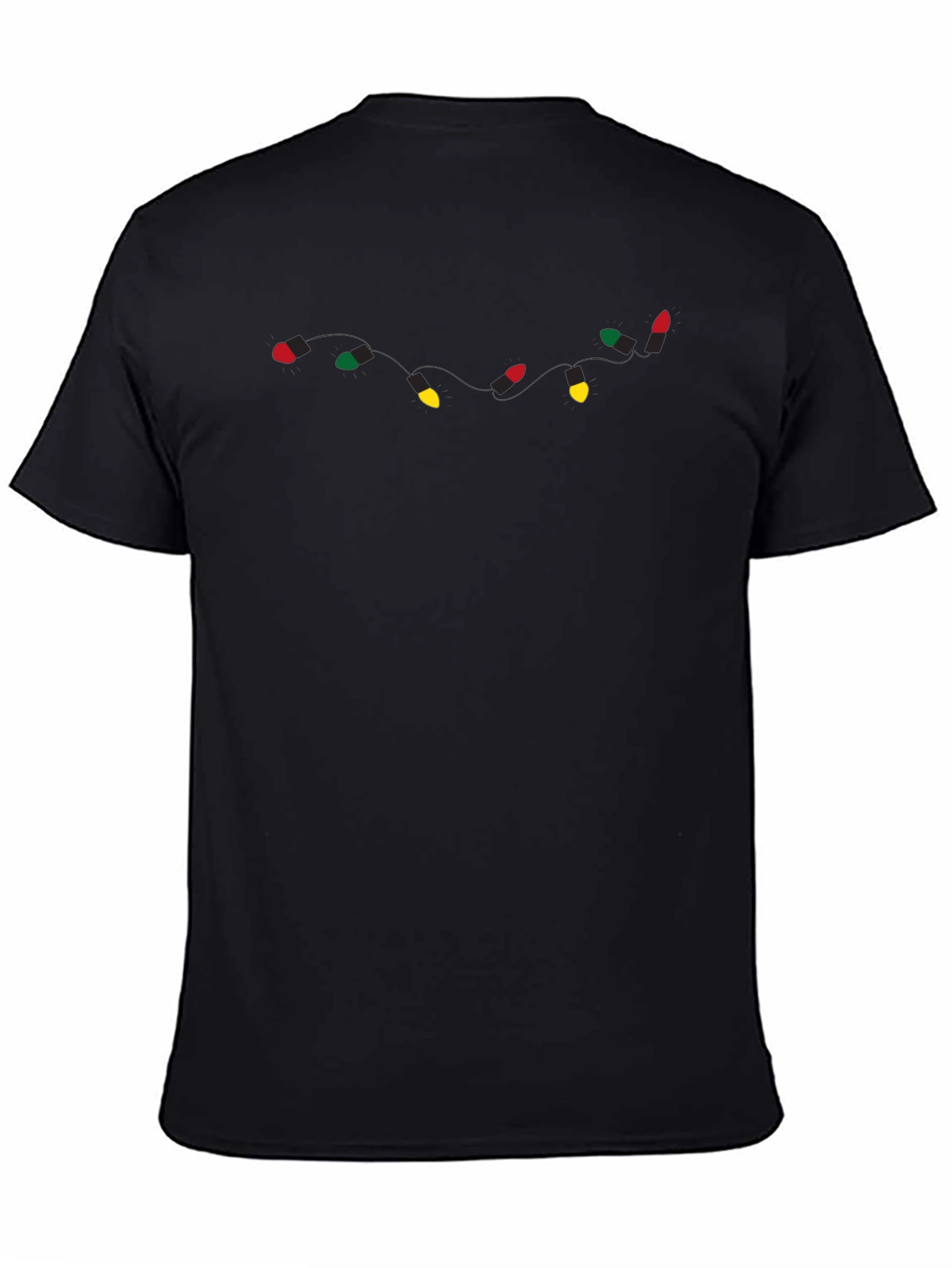 Christmas Lights Graphic Tee - Holiday Apparel