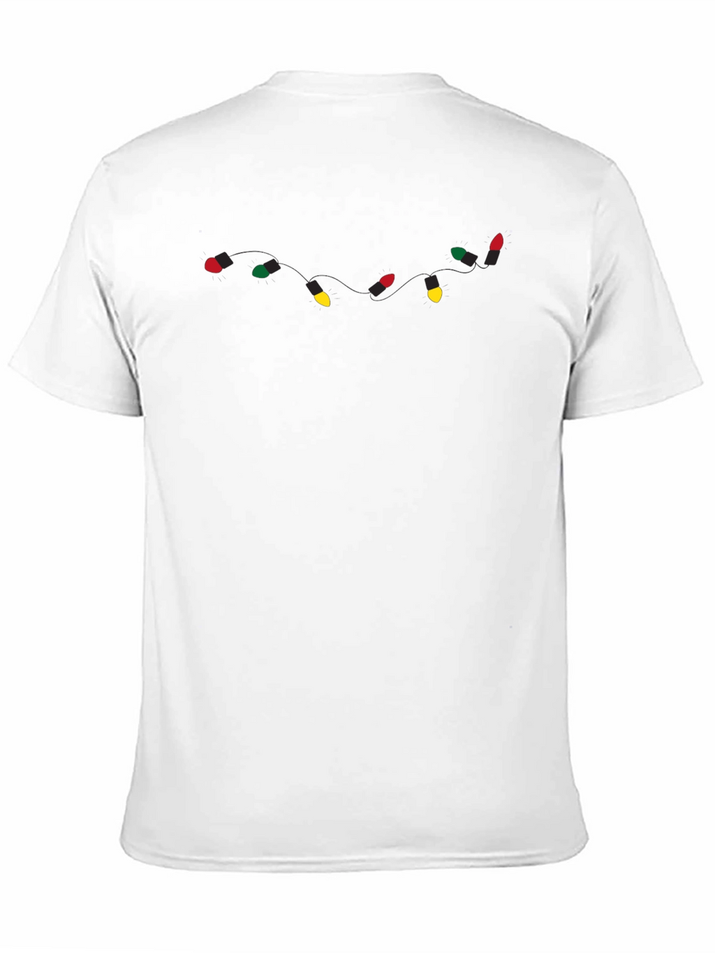 Christmas Lights Graphic Tee - Holiday Apparel