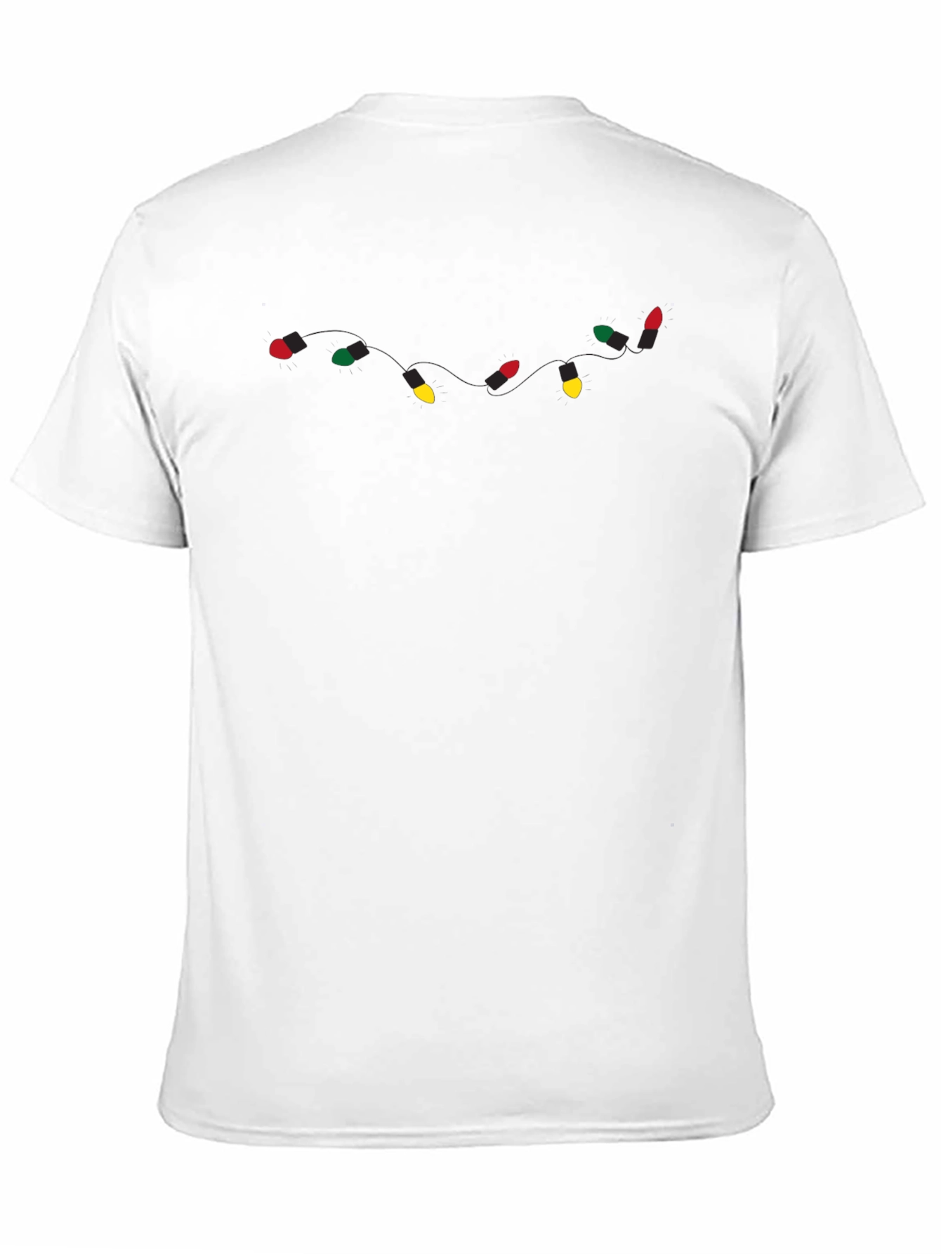 Christmas Lights Graphic Tee - Holiday Apparel