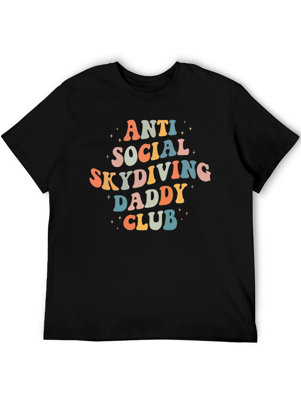 Anti Social Skydiving Daddy Club Graphic Tee