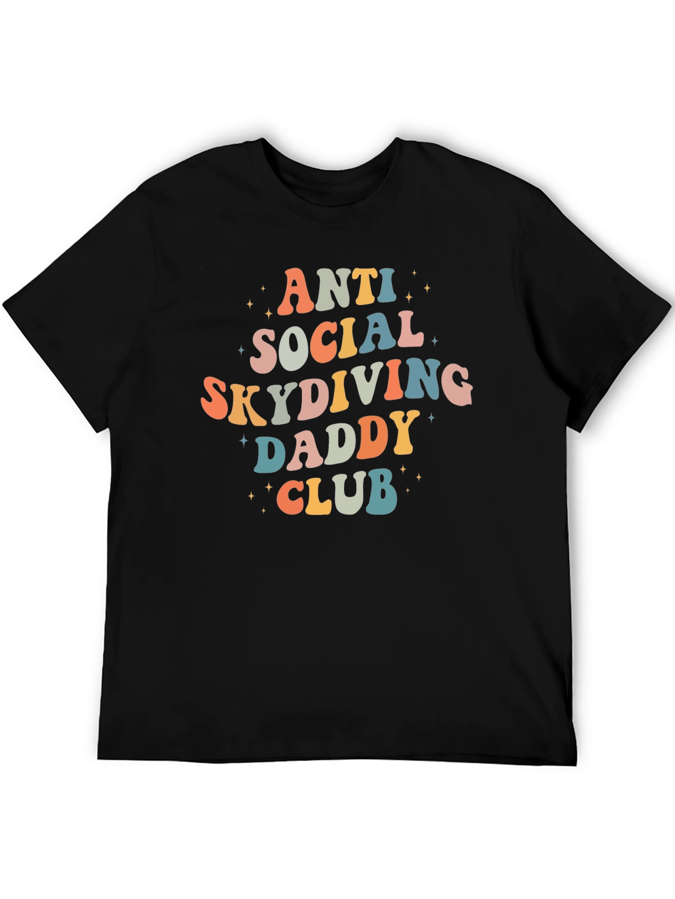 Anti Social Skydiving Daddy Club Graphic Tee