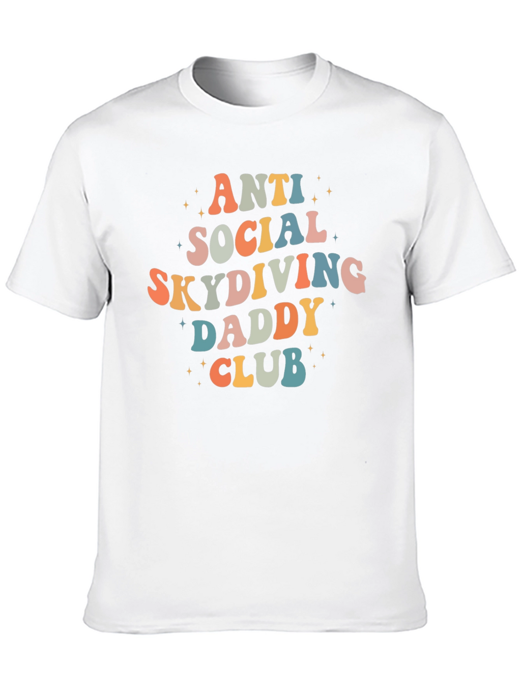 Anti Social Skydiving Daddy Club Graphic Tee