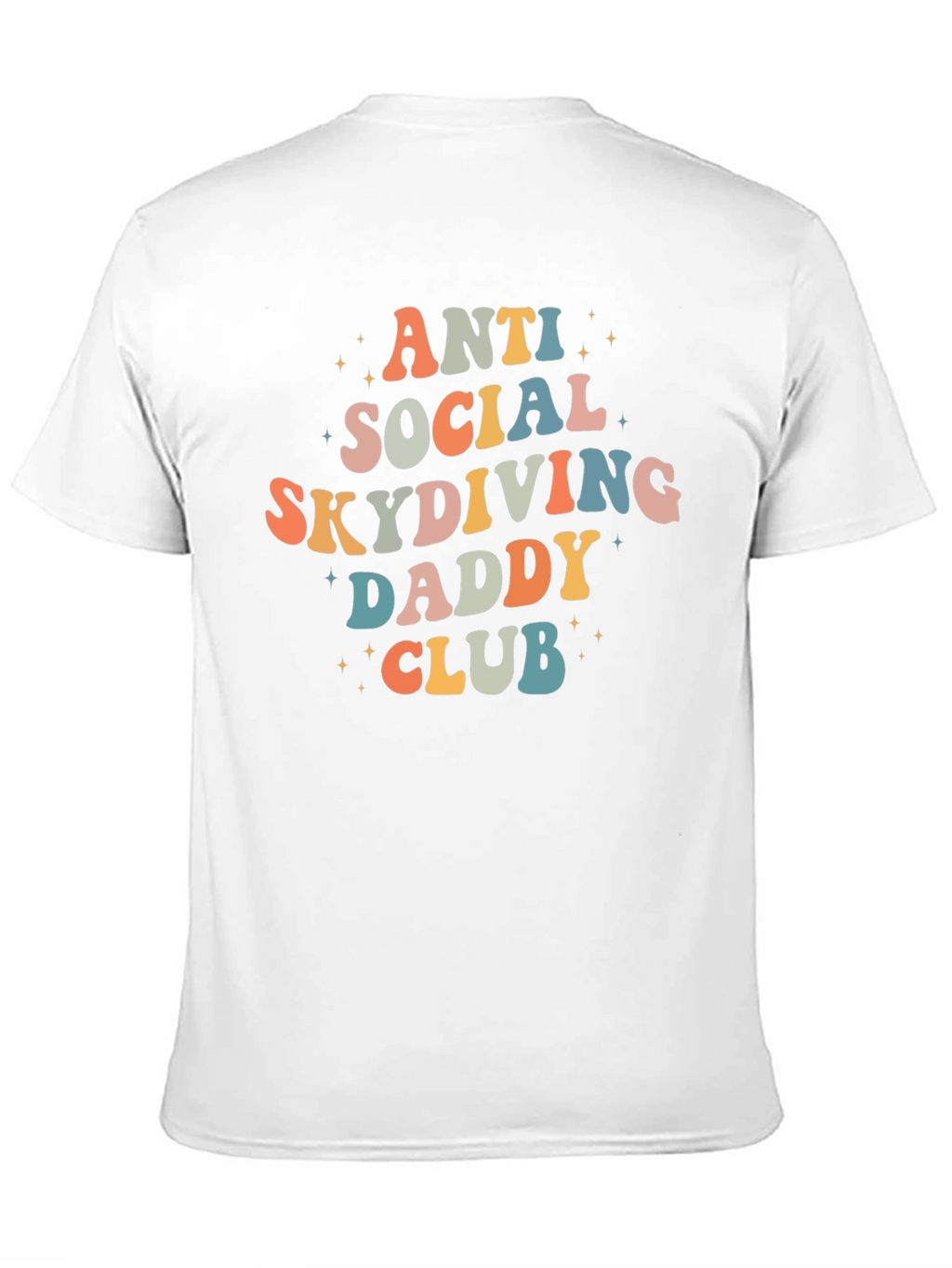 Anti Social Skydiving Daddy Club Graphic Tee