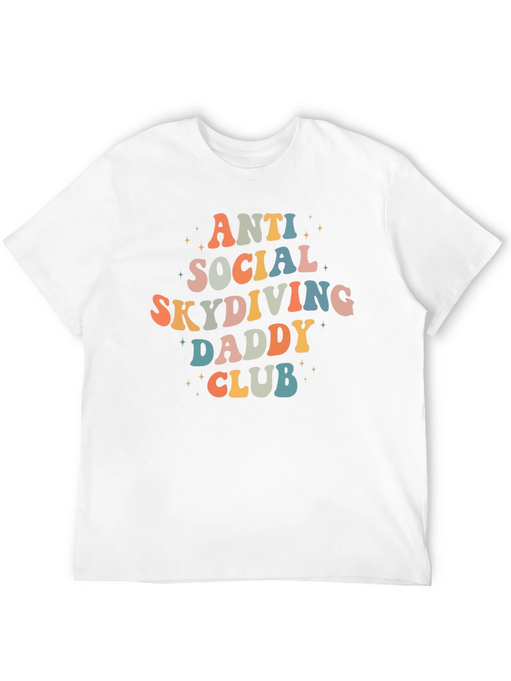 Anti Social Skydiving Daddy Club Graphic Tee