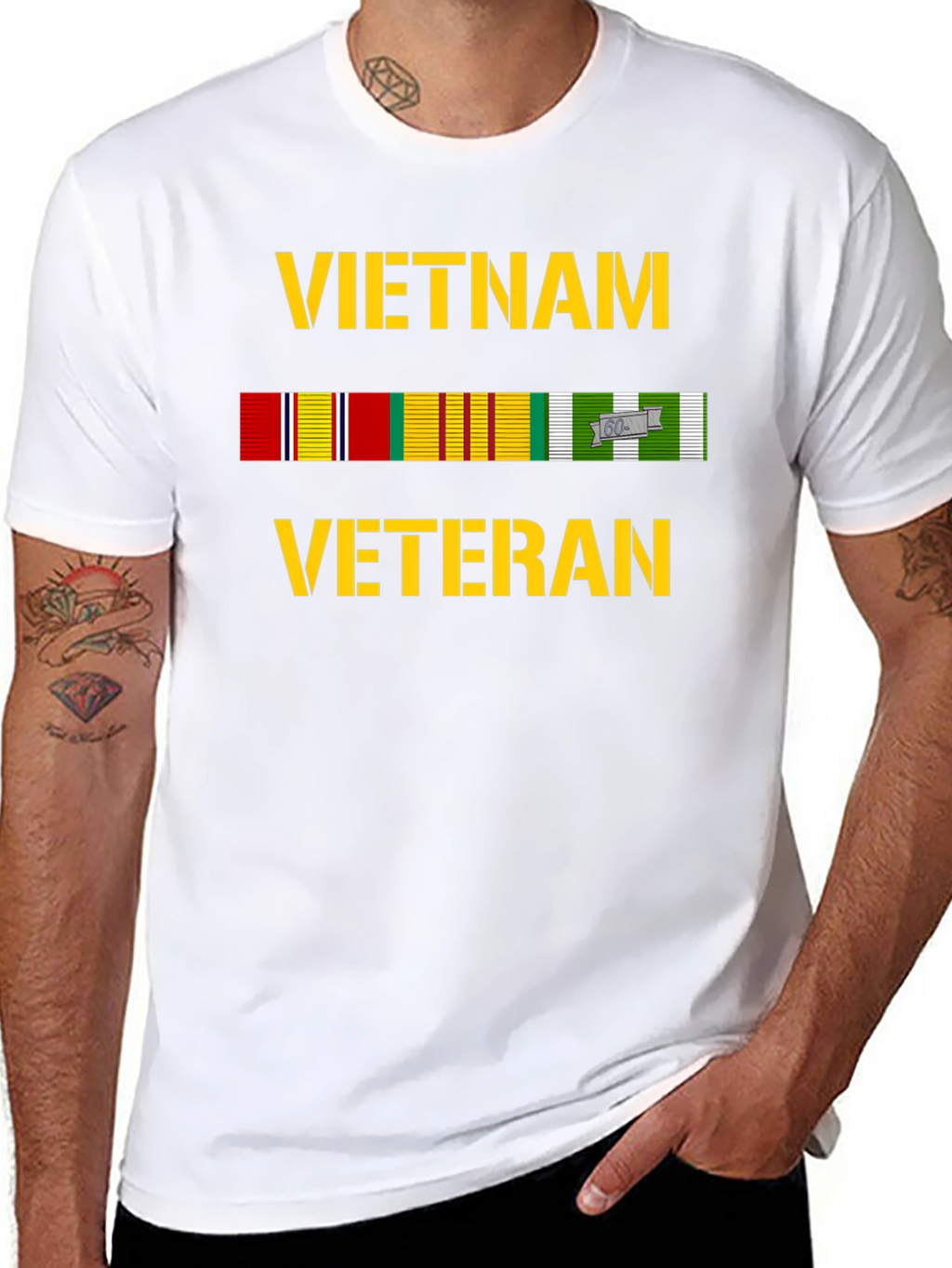 Vietnam Veteran Black T-Shirt