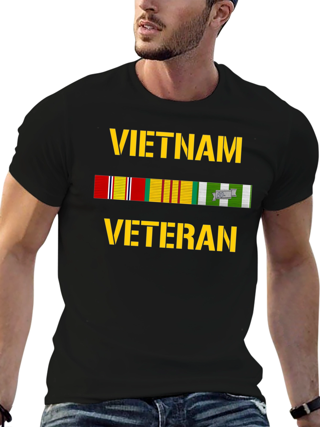Vietnam Veteran Black T-Shirt
