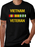 Vietnam Veteran Black T-Shirt