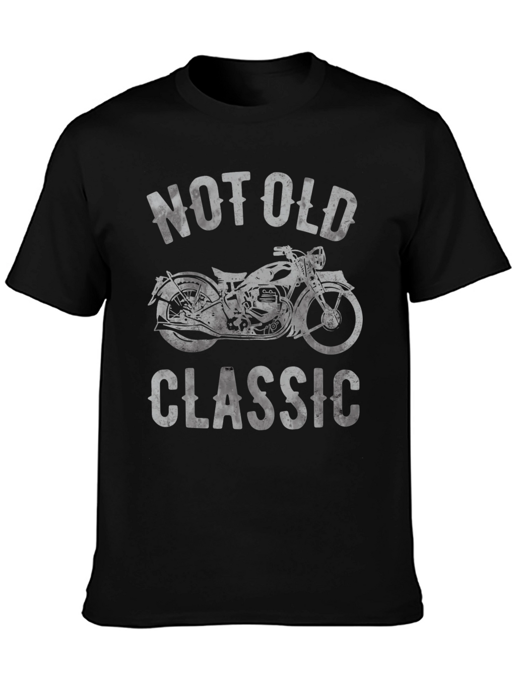 Not Old Classic Motorcycle Graphic T-Shirt