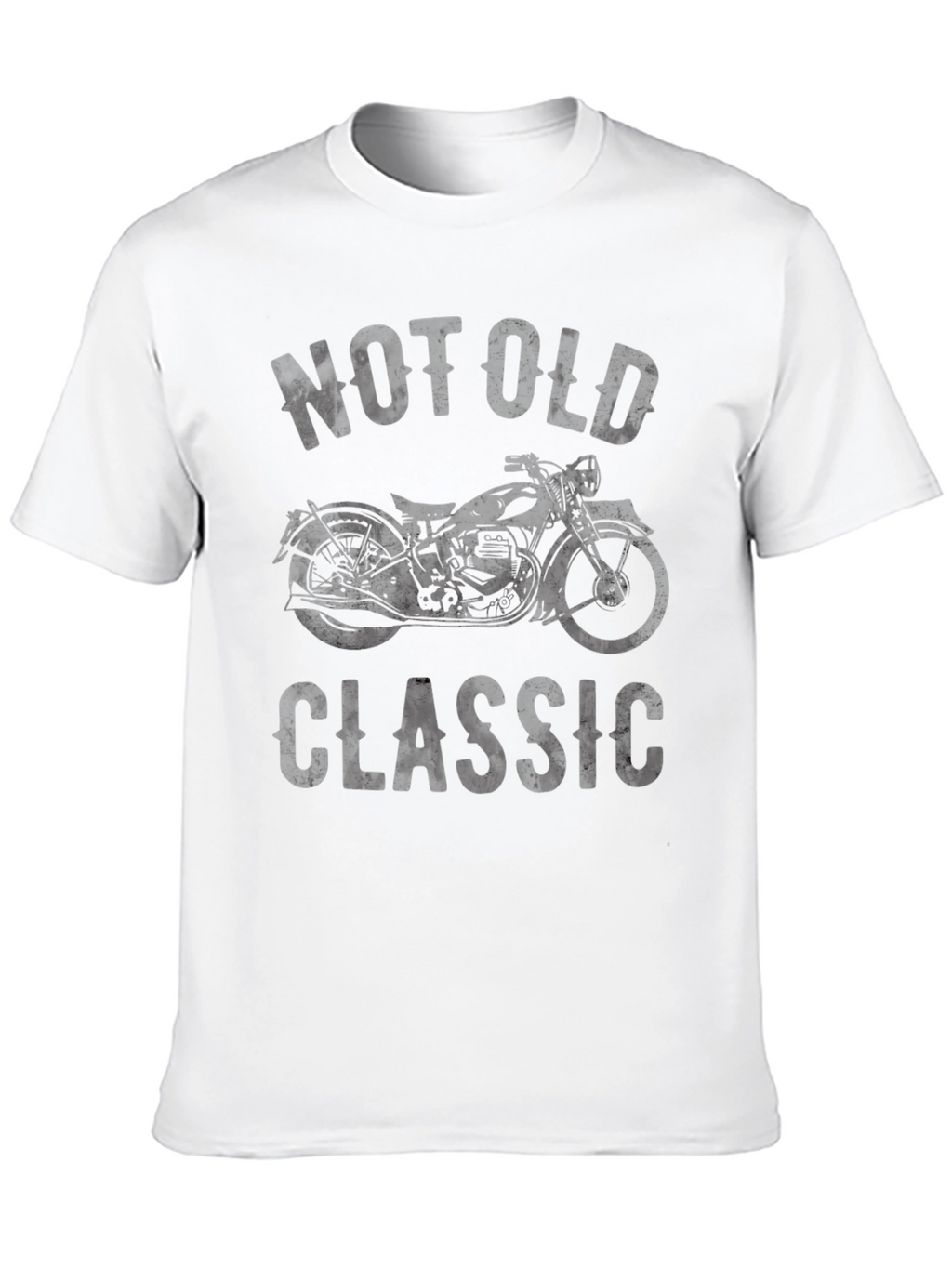 Not Old Classic Motorcycle Graphic T-Shirt