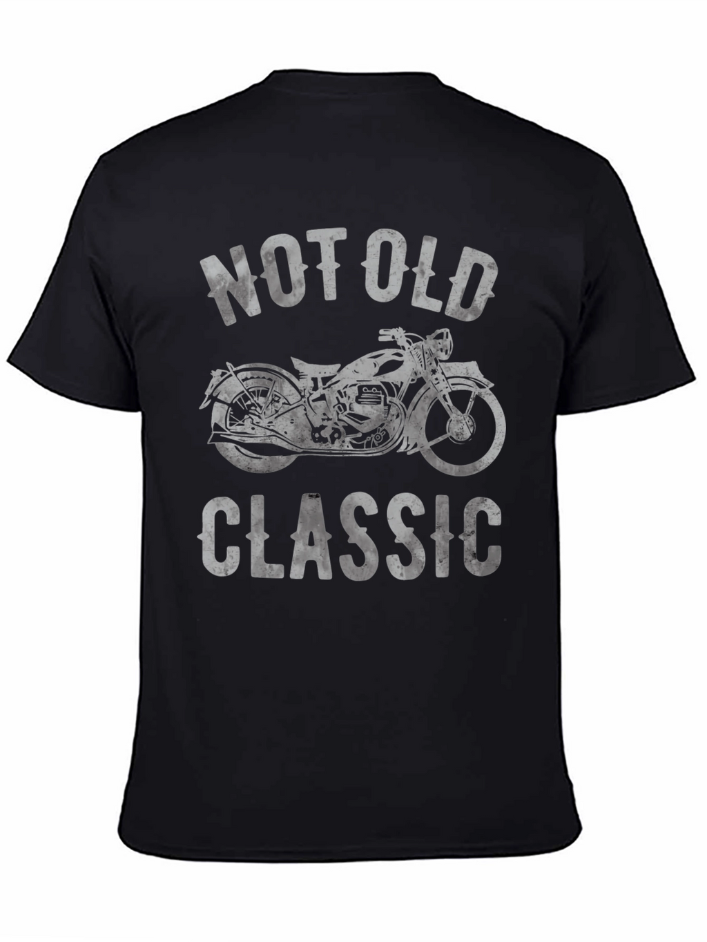 Not Old Classic Motorcycle Graphic T-Shirt
