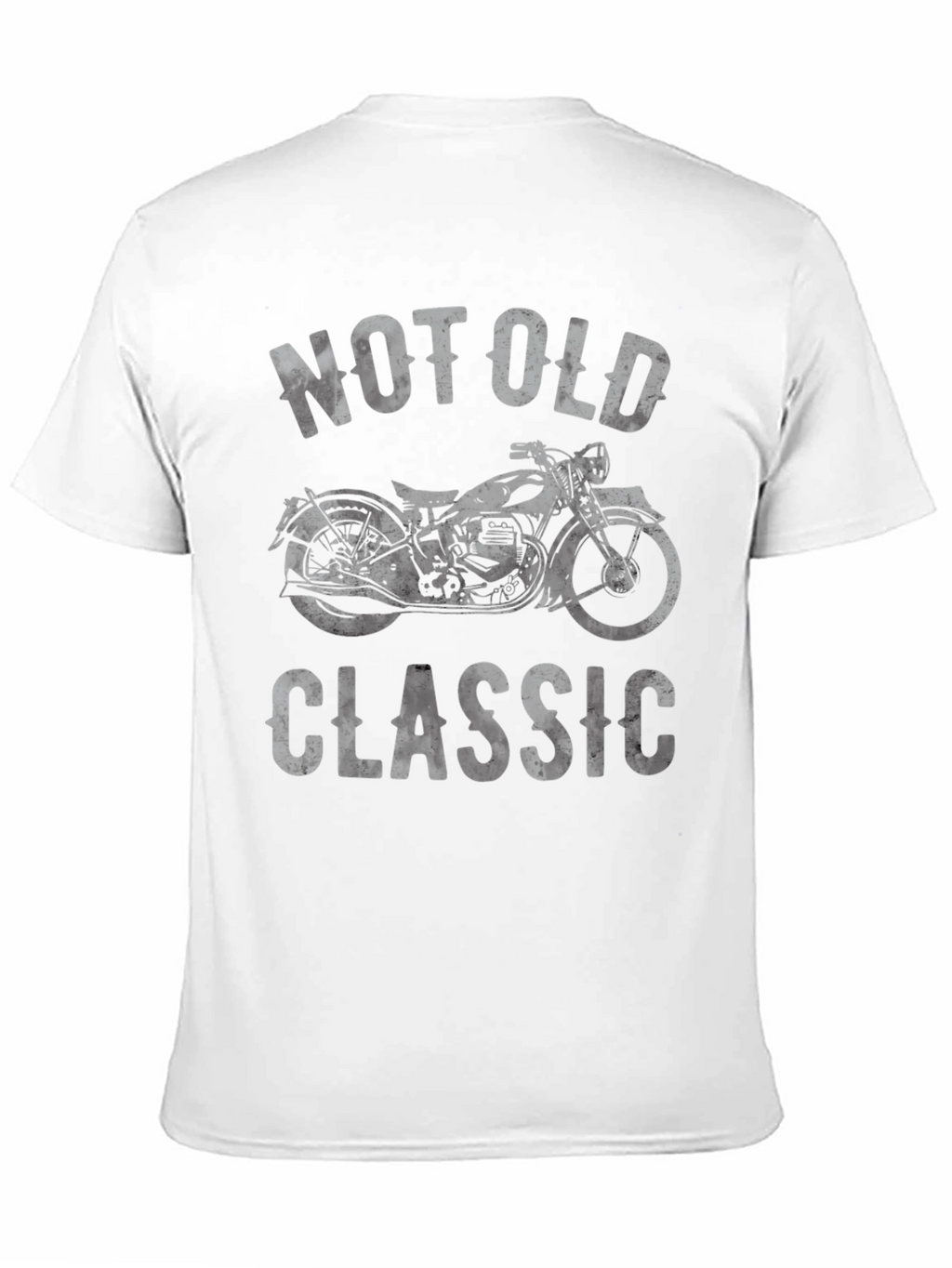 Not Old Classic Motorcycle Graphic T-Shirt