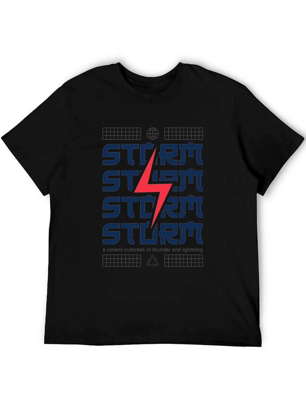 Storm Graphic T-Shirt - Modern Casual Tee