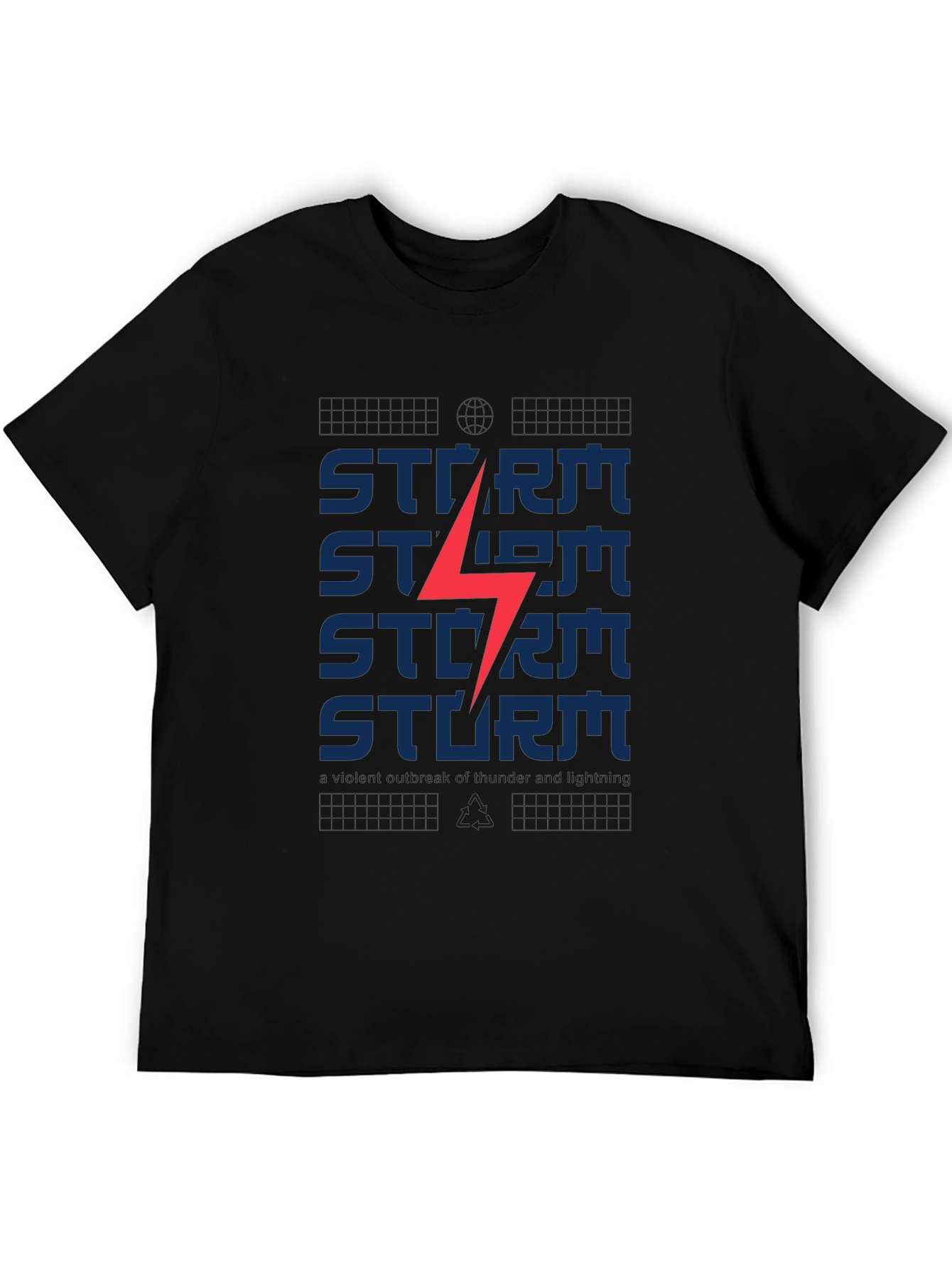 Storm Graphic T-Shirt - Modern Casual Tee