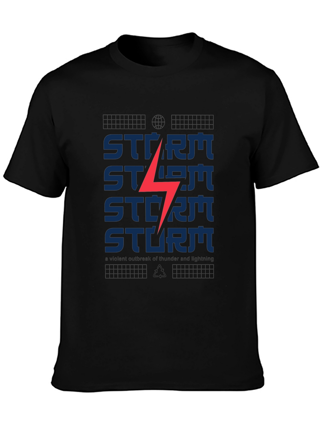 Storm Graphic T-Shirt - Modern Casual Tee