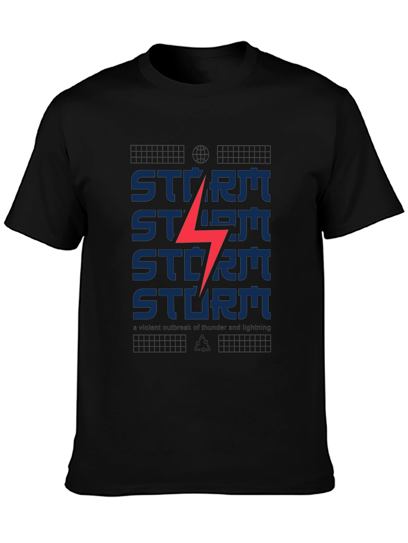 Storm Graphic T-Shirt - Modern Casual Tee