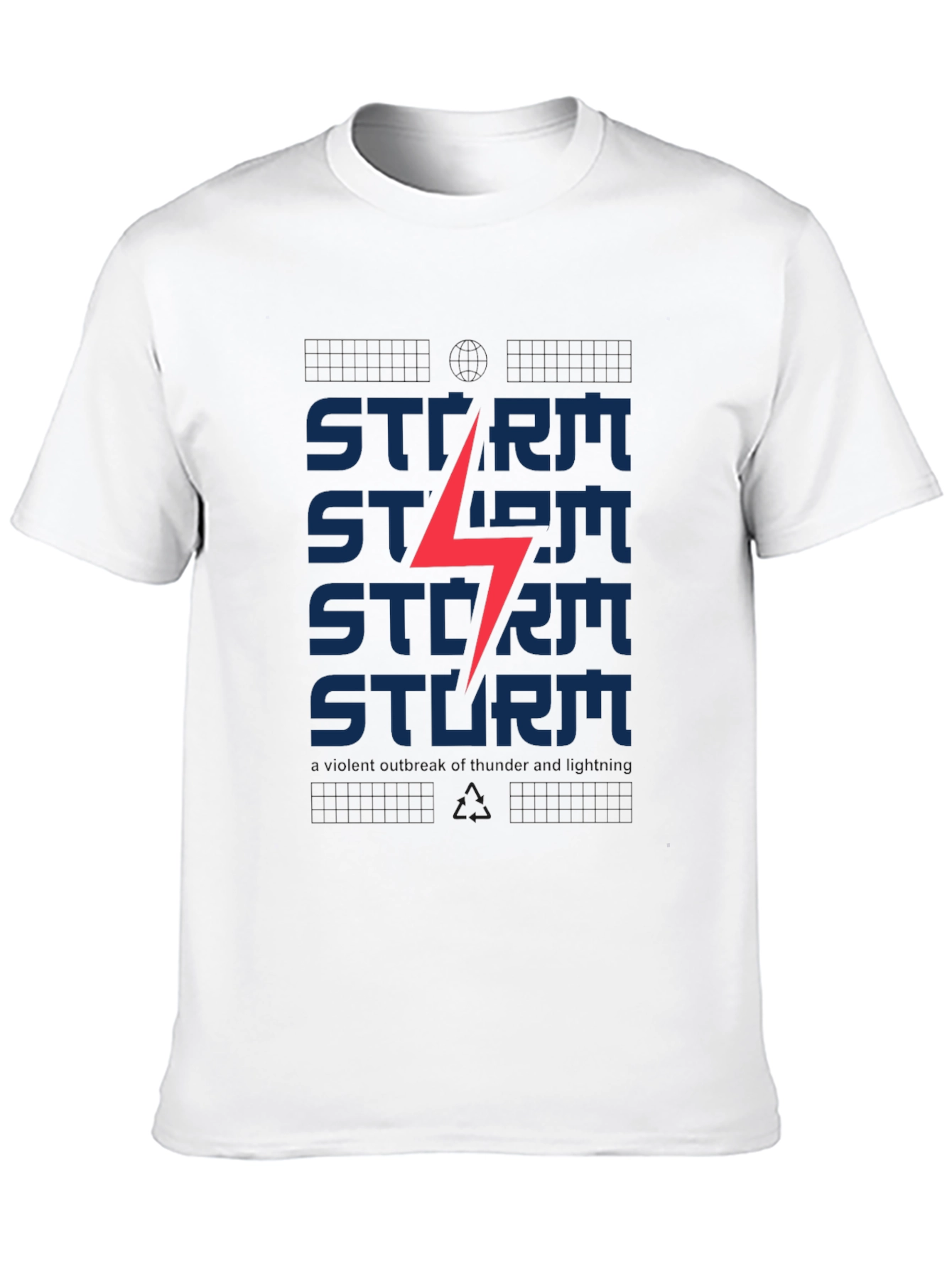 Storm Graphic T-Shirt - Modern Casual Tee