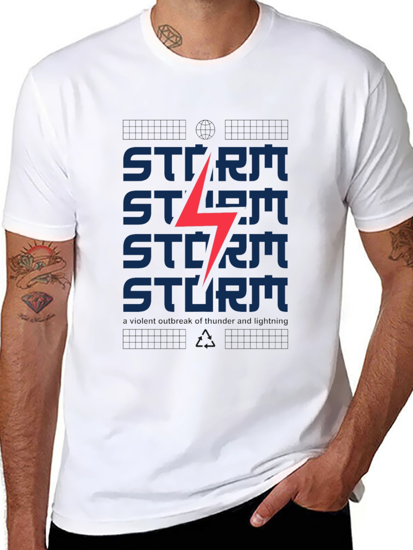 Storm Graphic T-Shirt - Modern Casual Tee