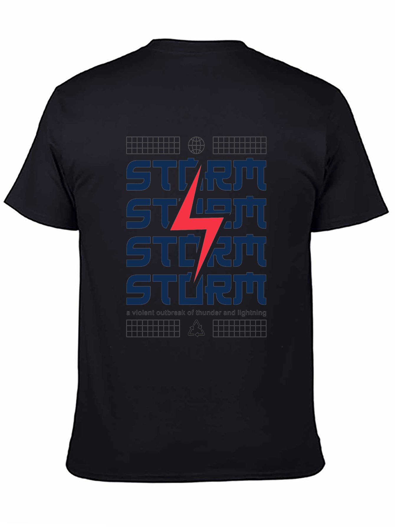 Storm Graphic T-Shirt - Modern Casual Tee