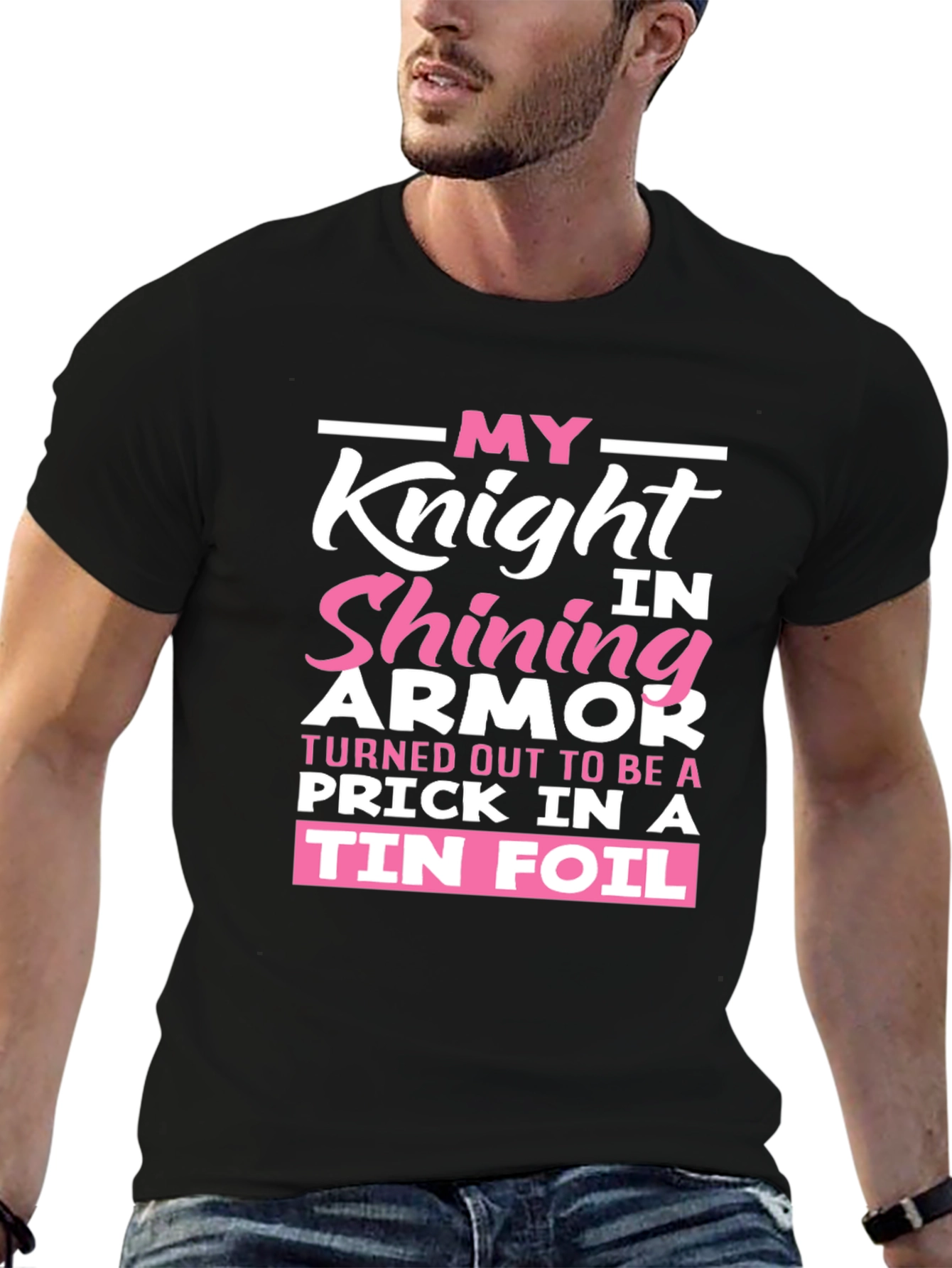 Funny My Knight Graphic Tee