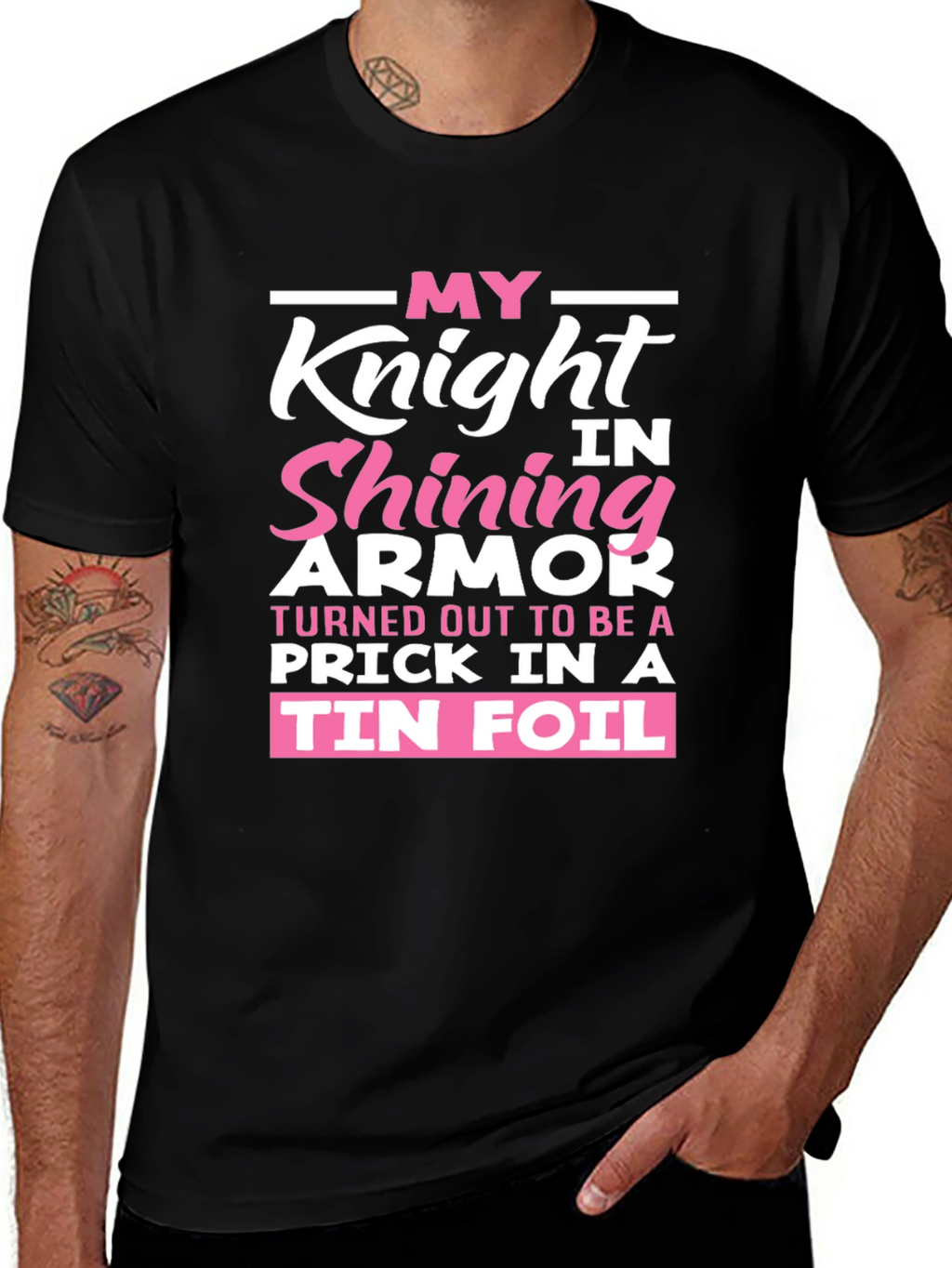 Funny My Knight Graphic Tee