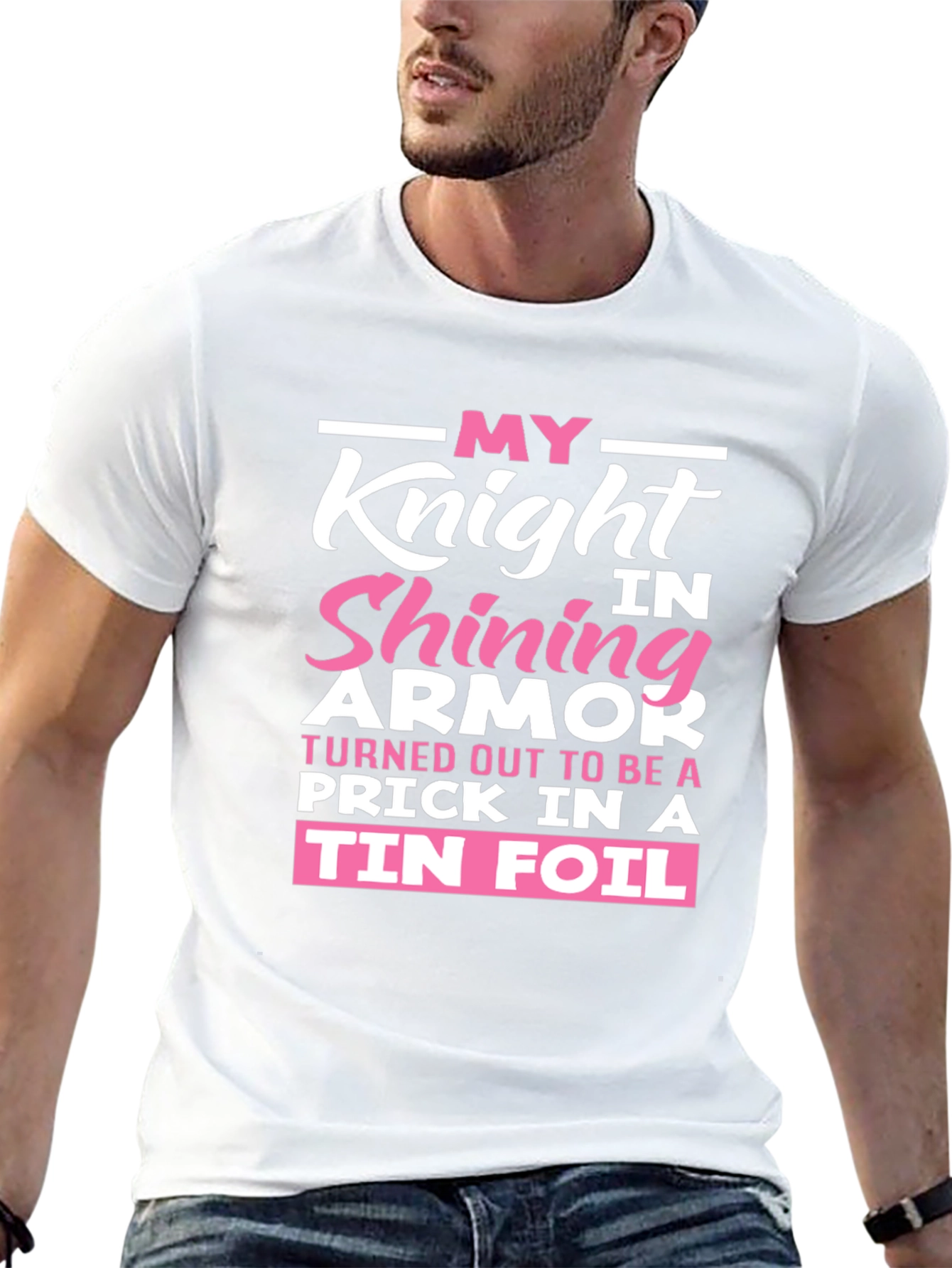 Funny My Knight Graphic Tee
