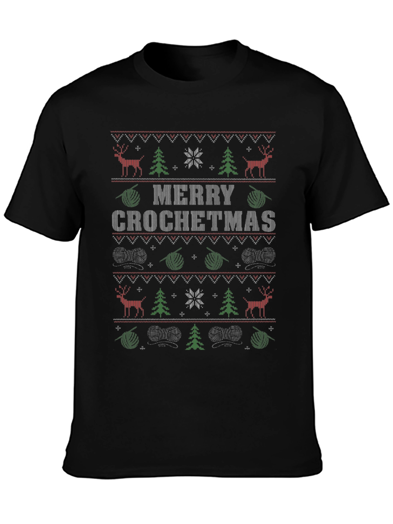 Merry Crochetmas Ugly Christmas Sweater T-Shirt
