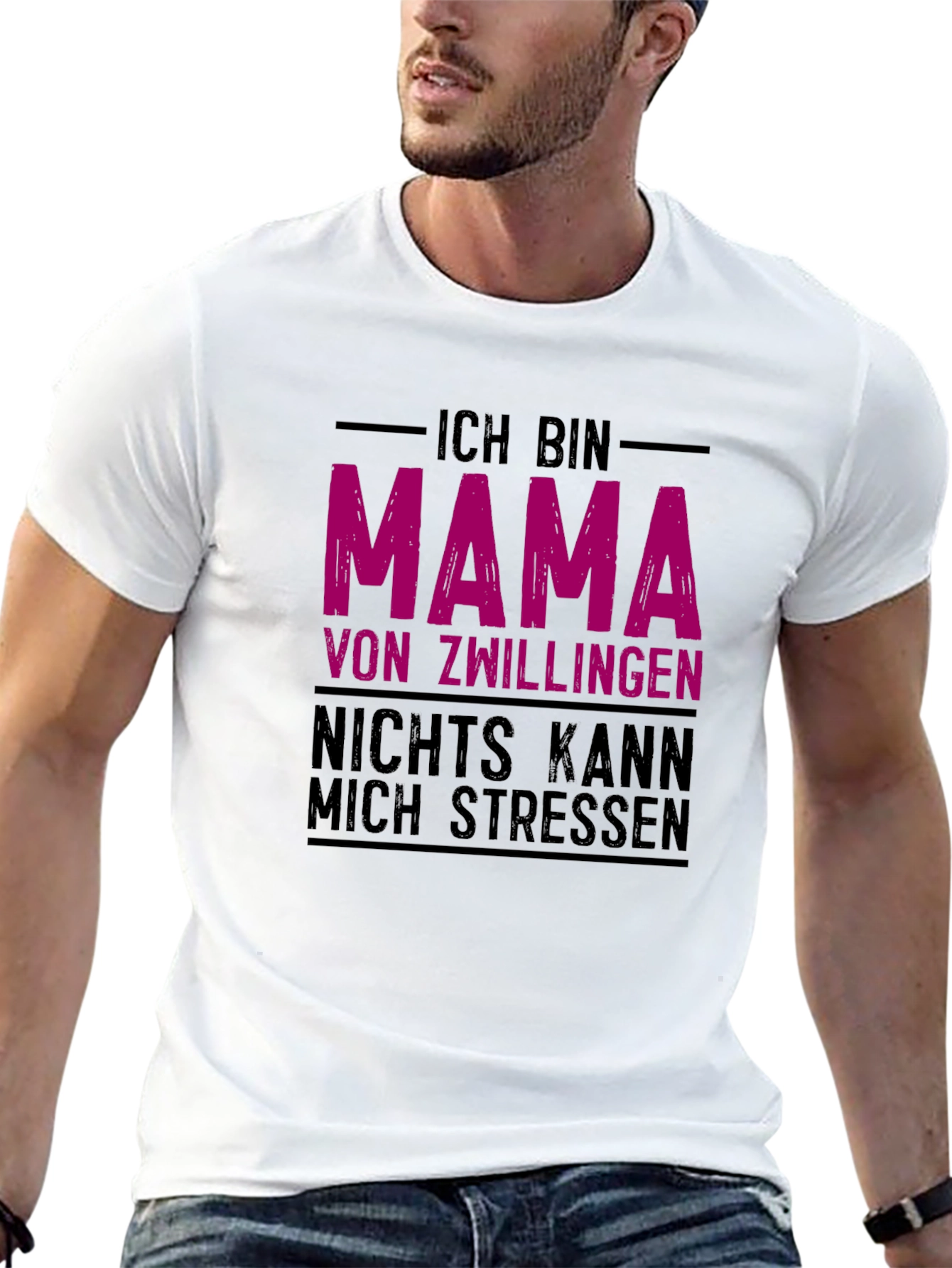 Ich Bin Mama Von Zwillingen T-Shirt