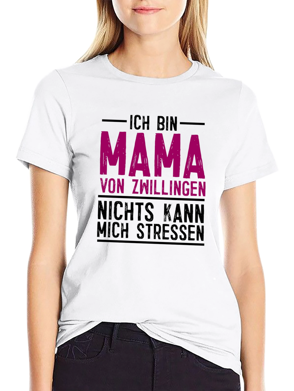 Ich Bin Mama Von Zwillingen T-Shirt