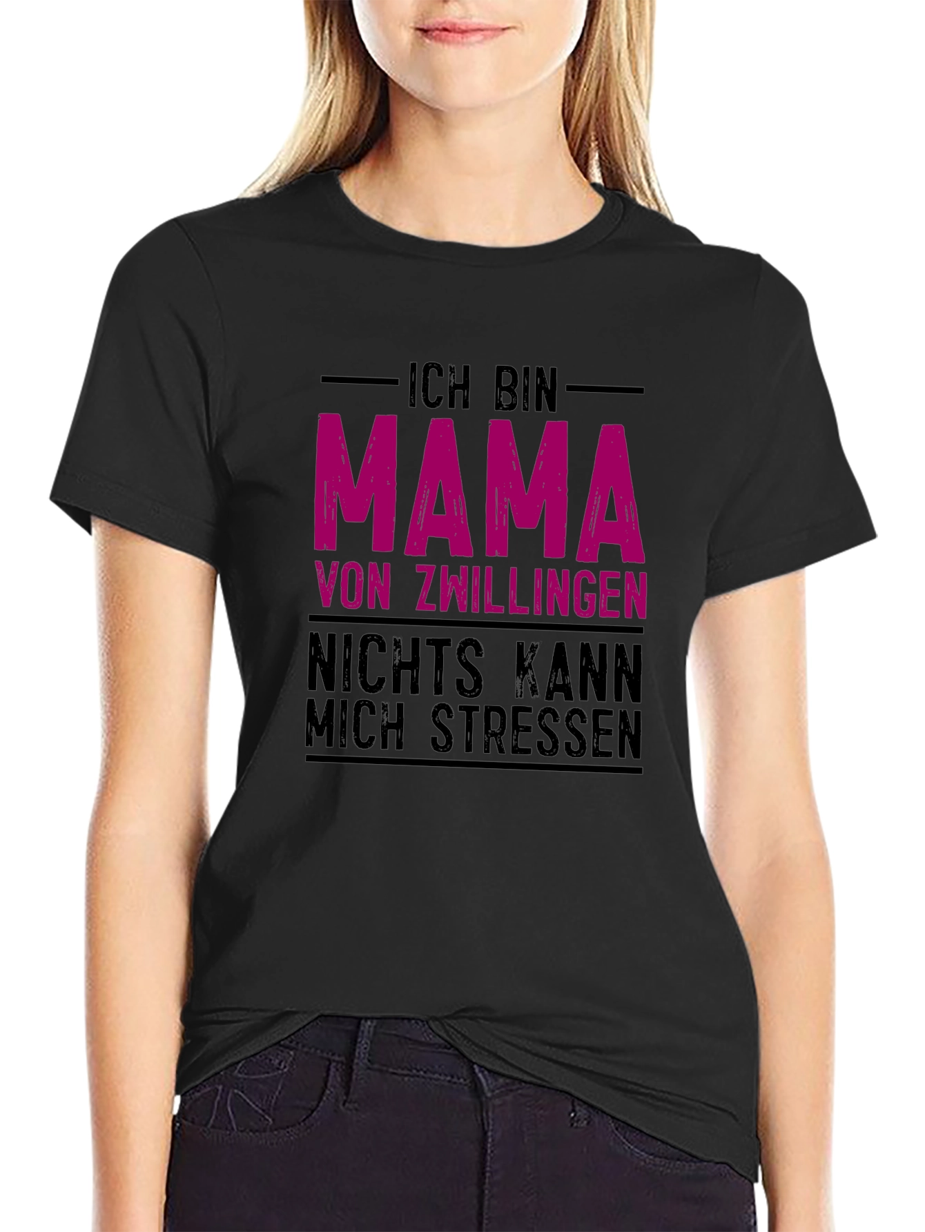 Ich Bin Mama Von Zwillingen T-Shirt