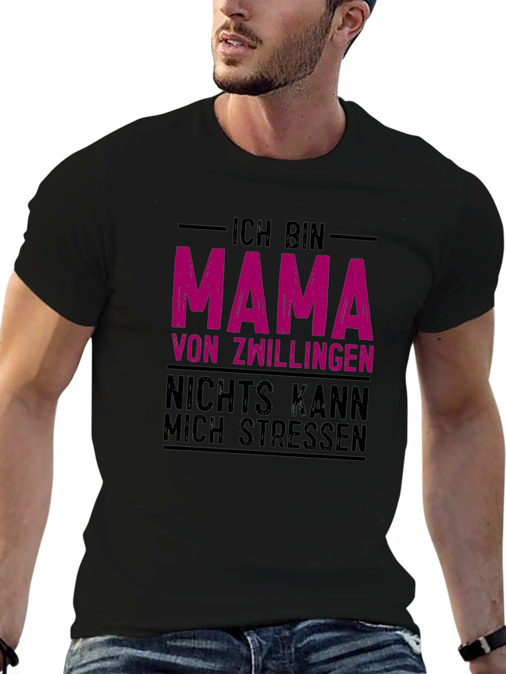 Ich Bin Mama Von Zwillingen T-Shirt