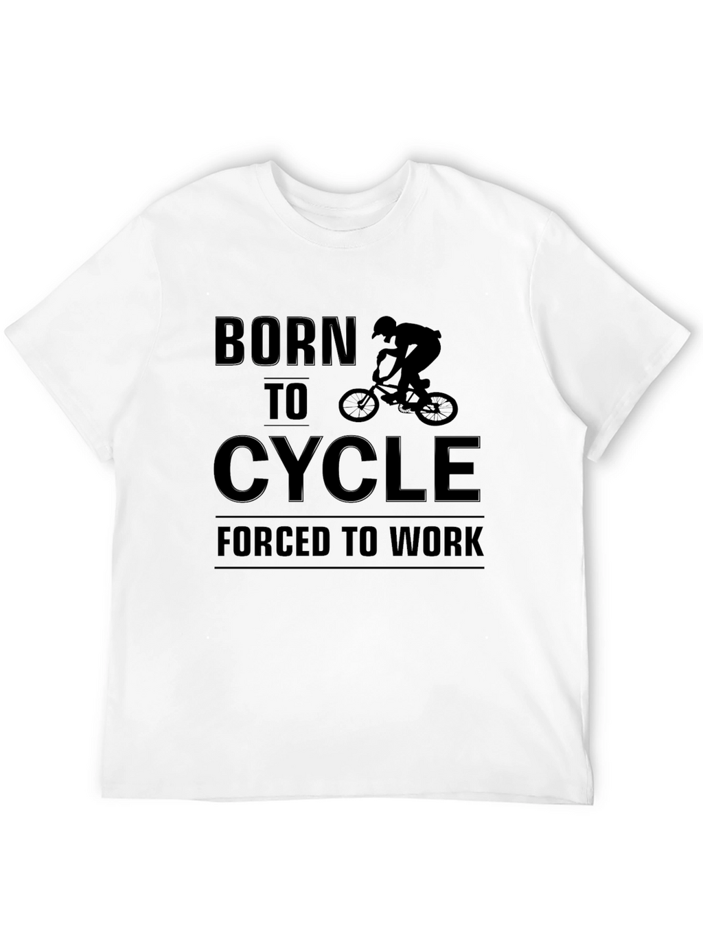 Born to Cycle Black Graphic Tee
