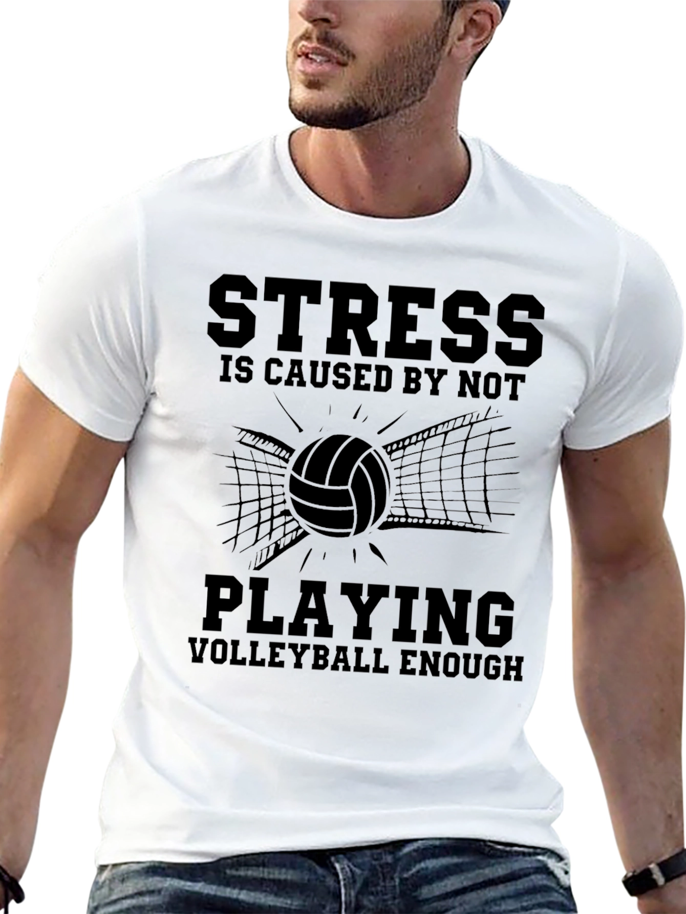Volleyball Stress Relief T-Shirt
