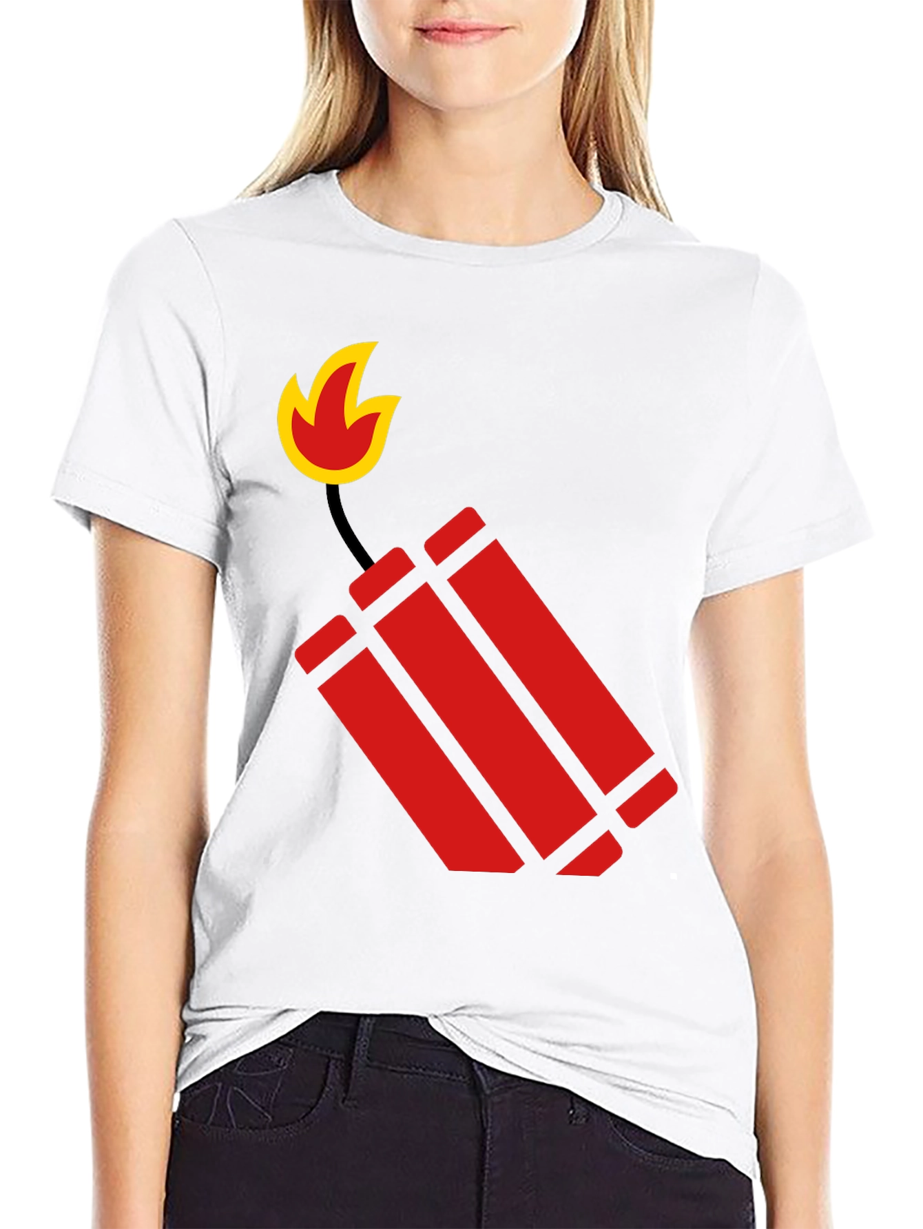 Dynamite Graphic Black T-Shirt