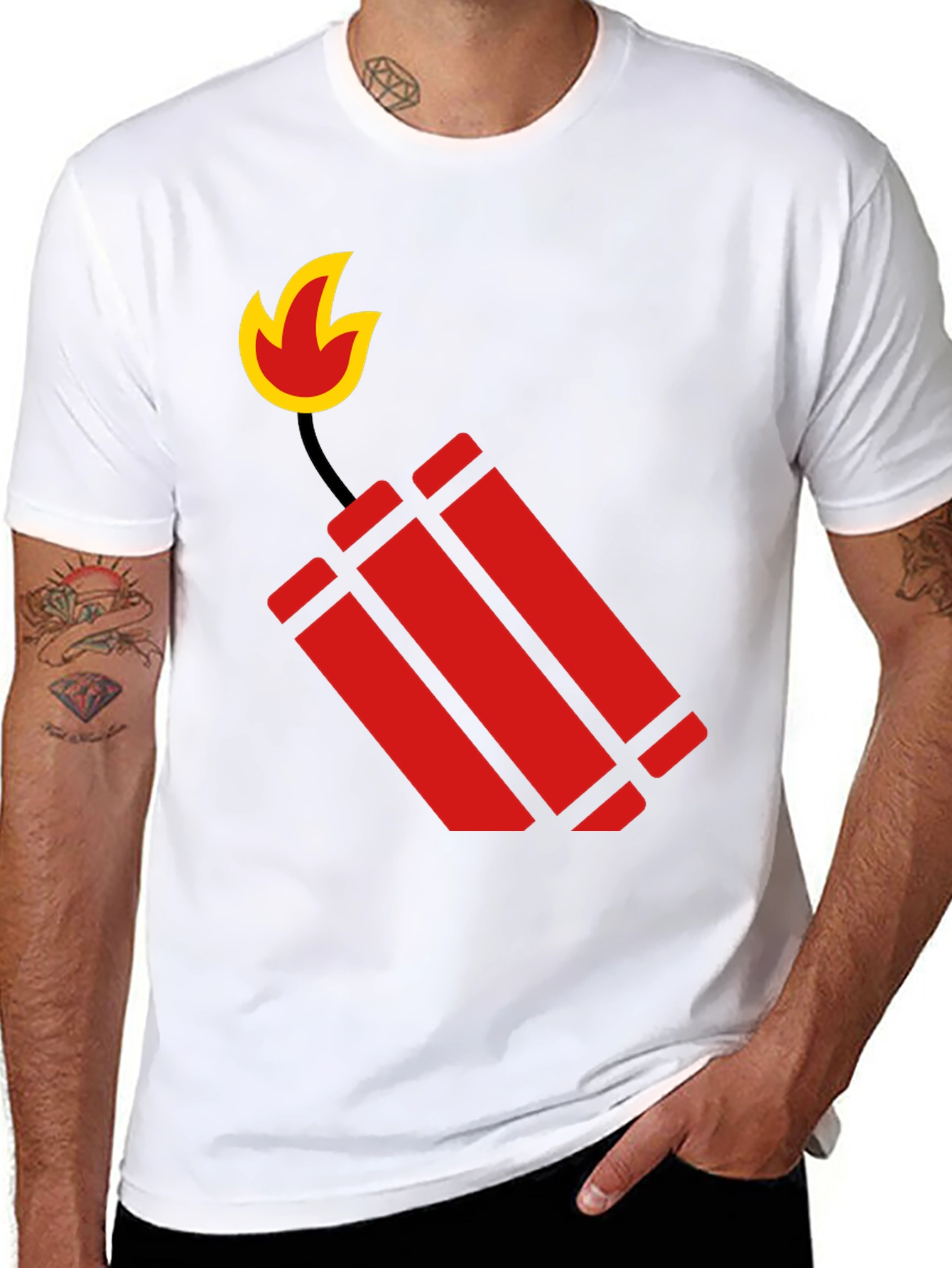 Dynamite Graphic Black T-Shirt