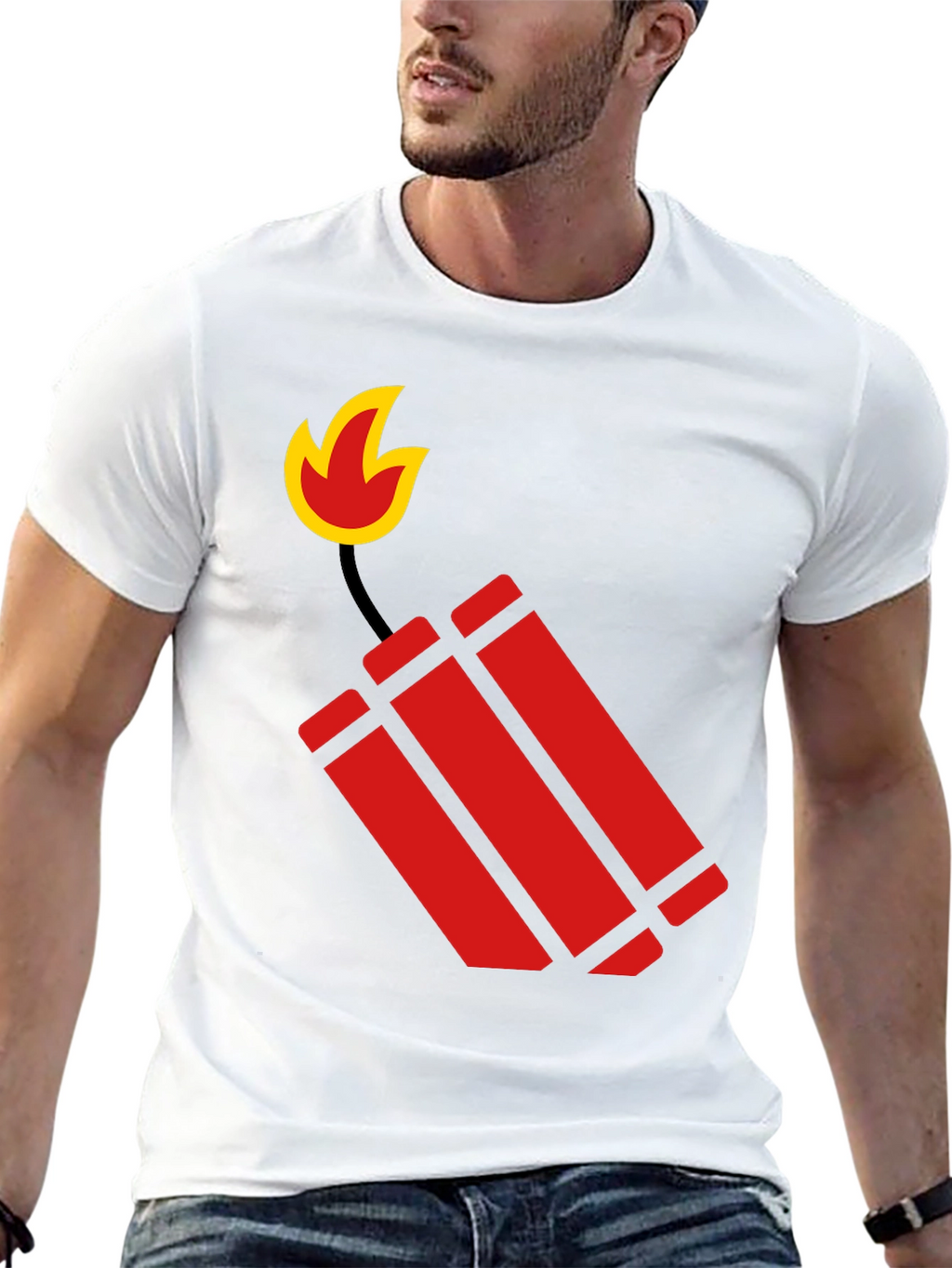 Dynamite Graphic Black T-Shirt