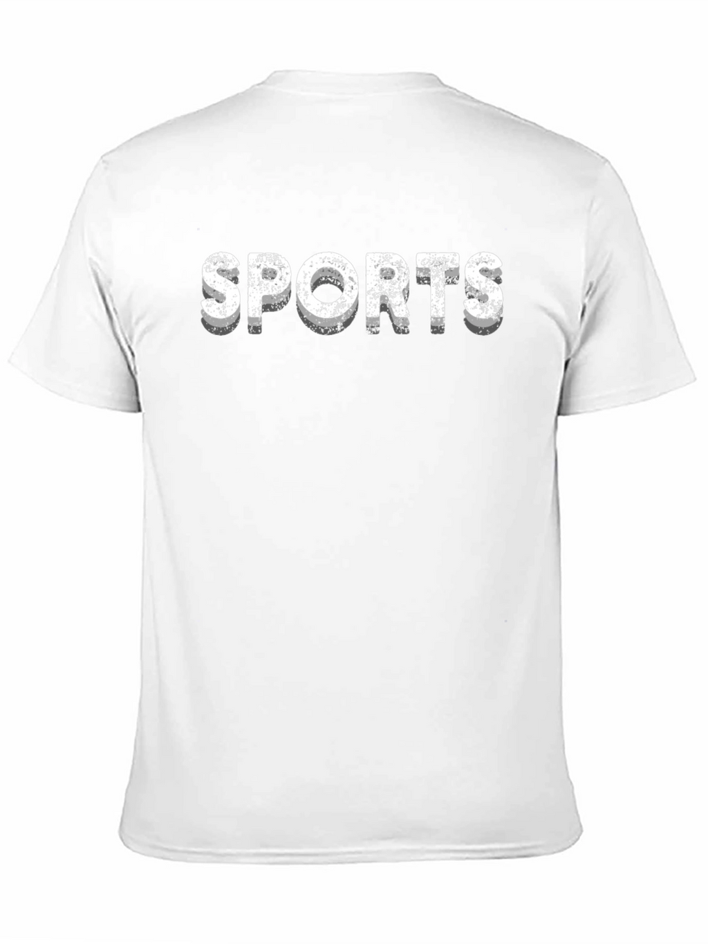 Sports Graphic Tee - Black Cotton T-Shirt
