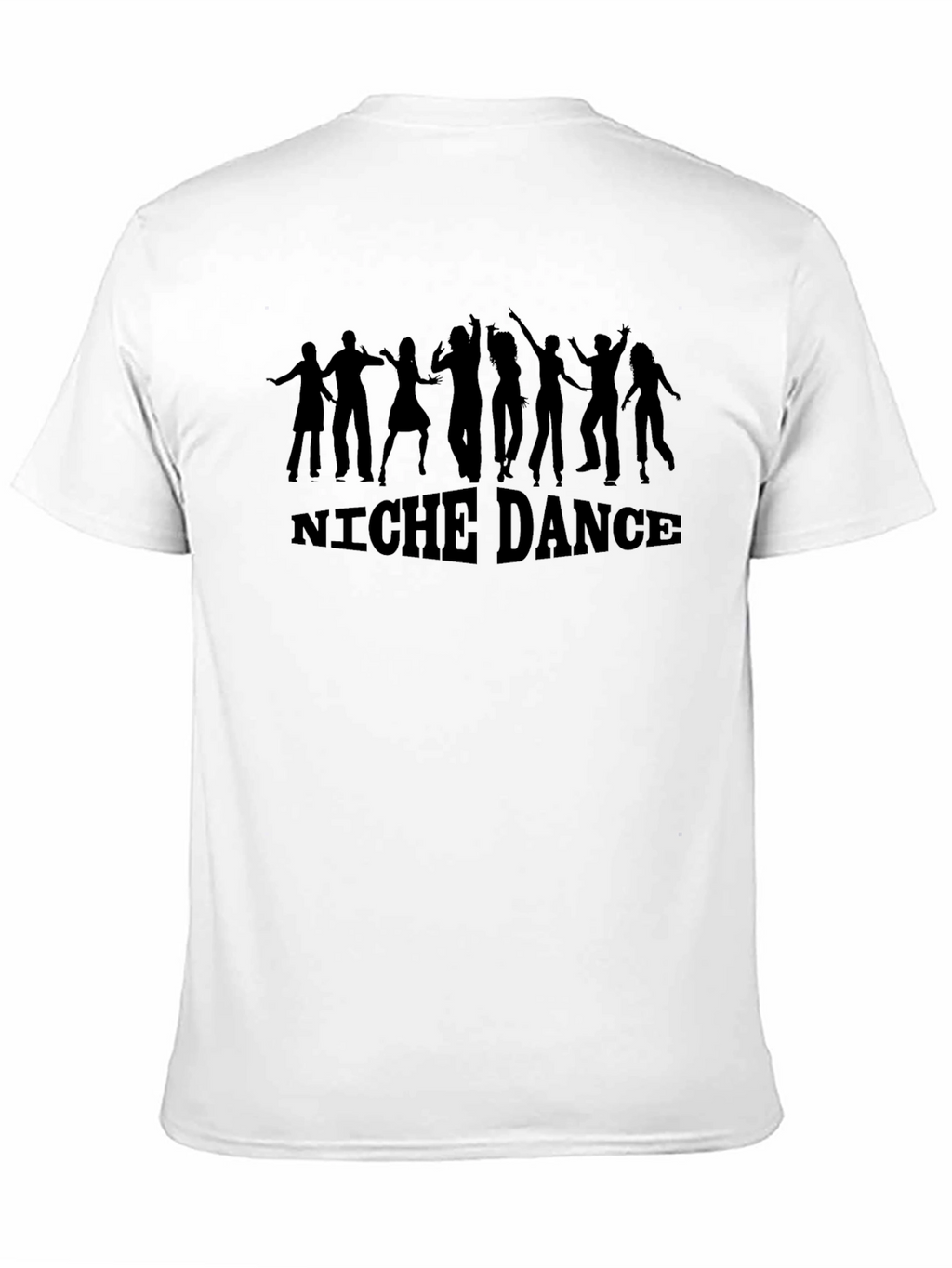 Niche Dance Graphic T-Shirt Black
