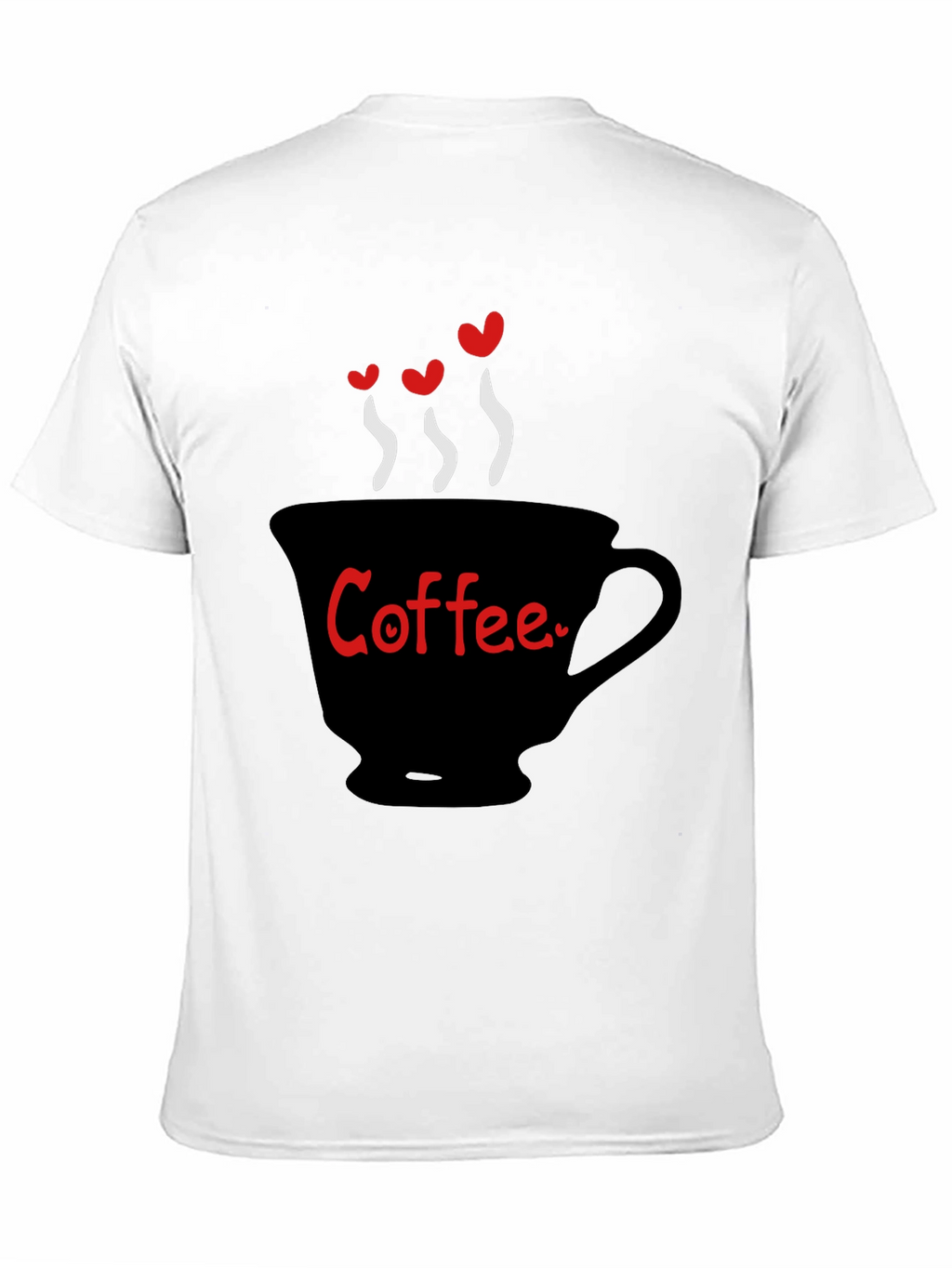 Coffee Lover T-Shirt - Heart Steam Design
