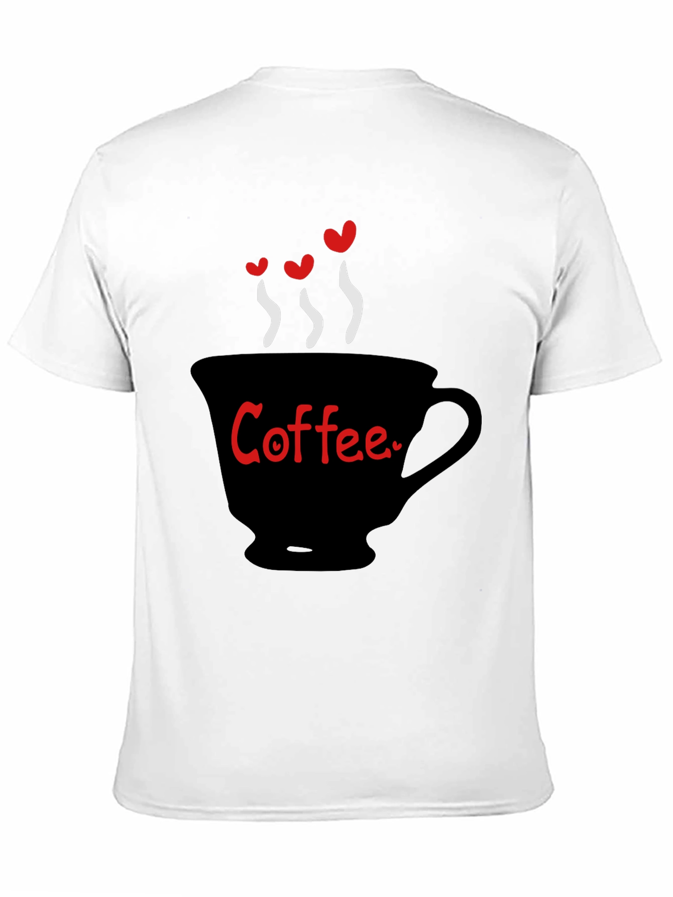 Coffee Lover T-Shirt - Heart Steam Design