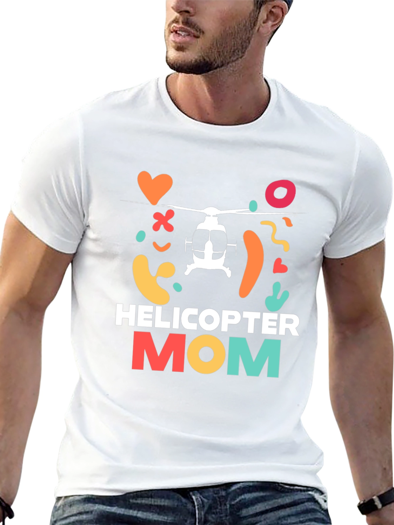 Helicopter Mom Graphic T-Shirt - Quirky Tee