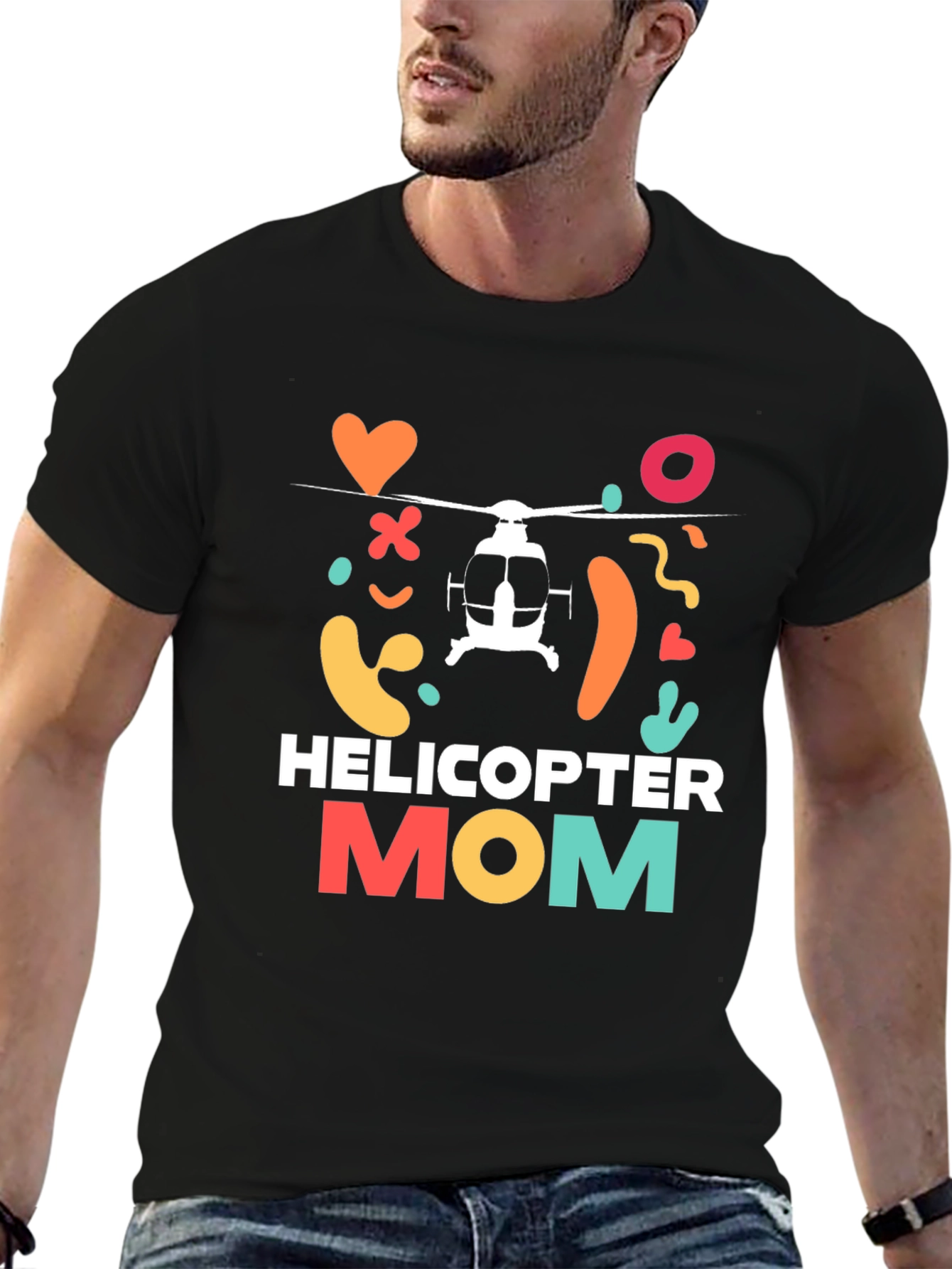 Helicopter Mom Graphic T-Shirt - Quirky Tee