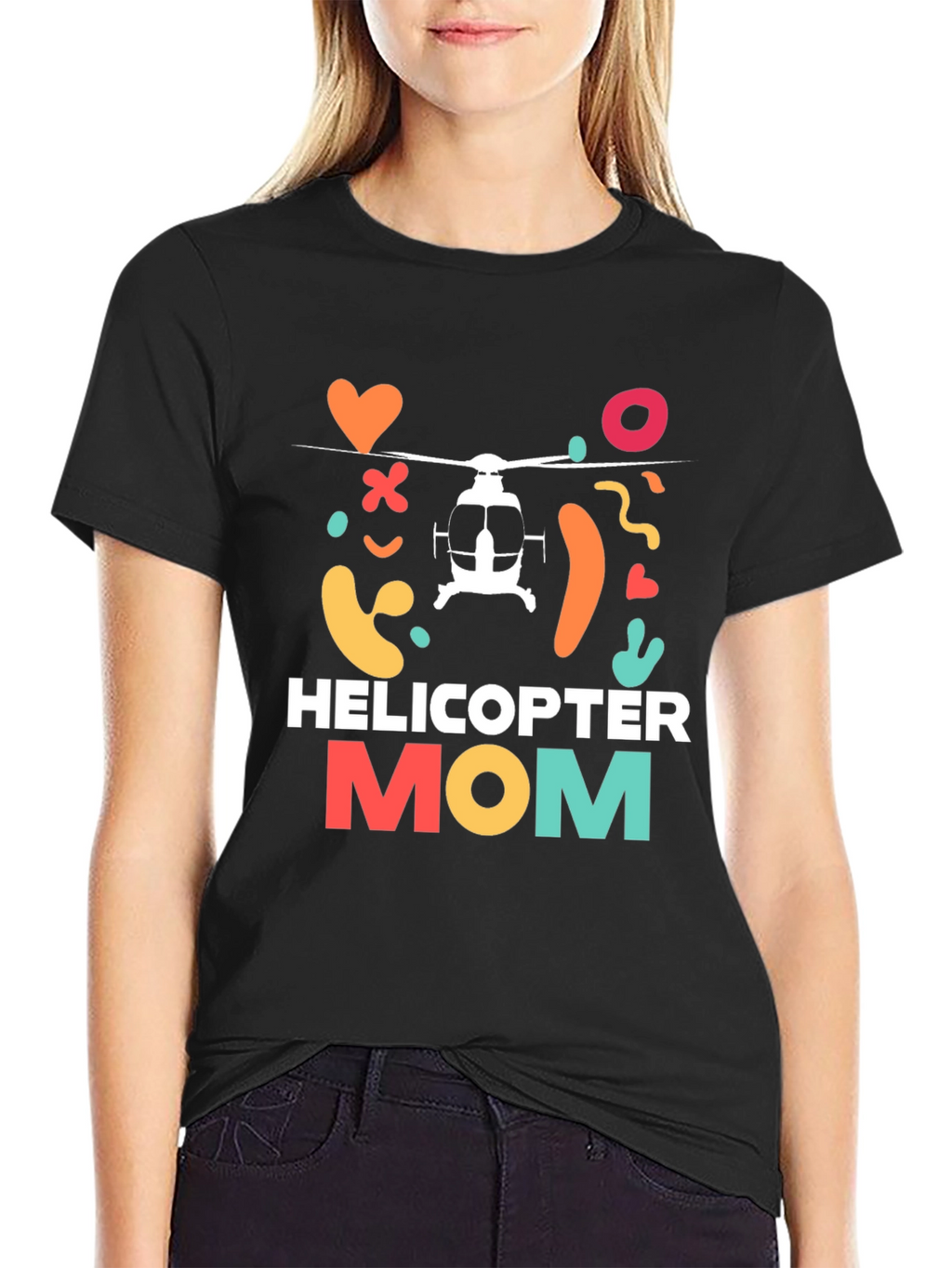 Helicopter Mom Graphic T-Shirt - Quirky Tee