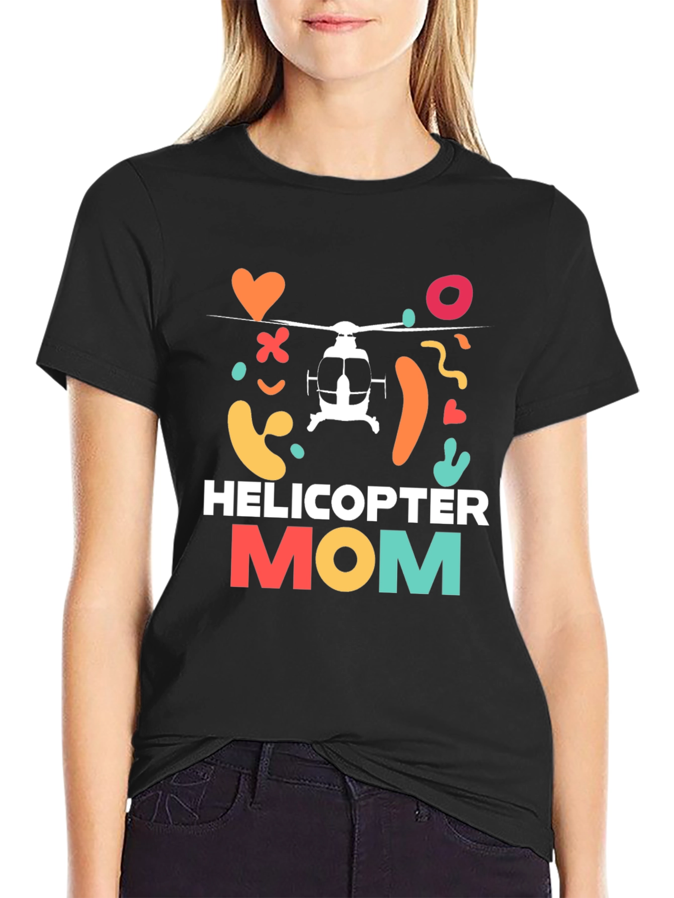 Helicopter Mom Graphic T-Shirt - Quirky Tee