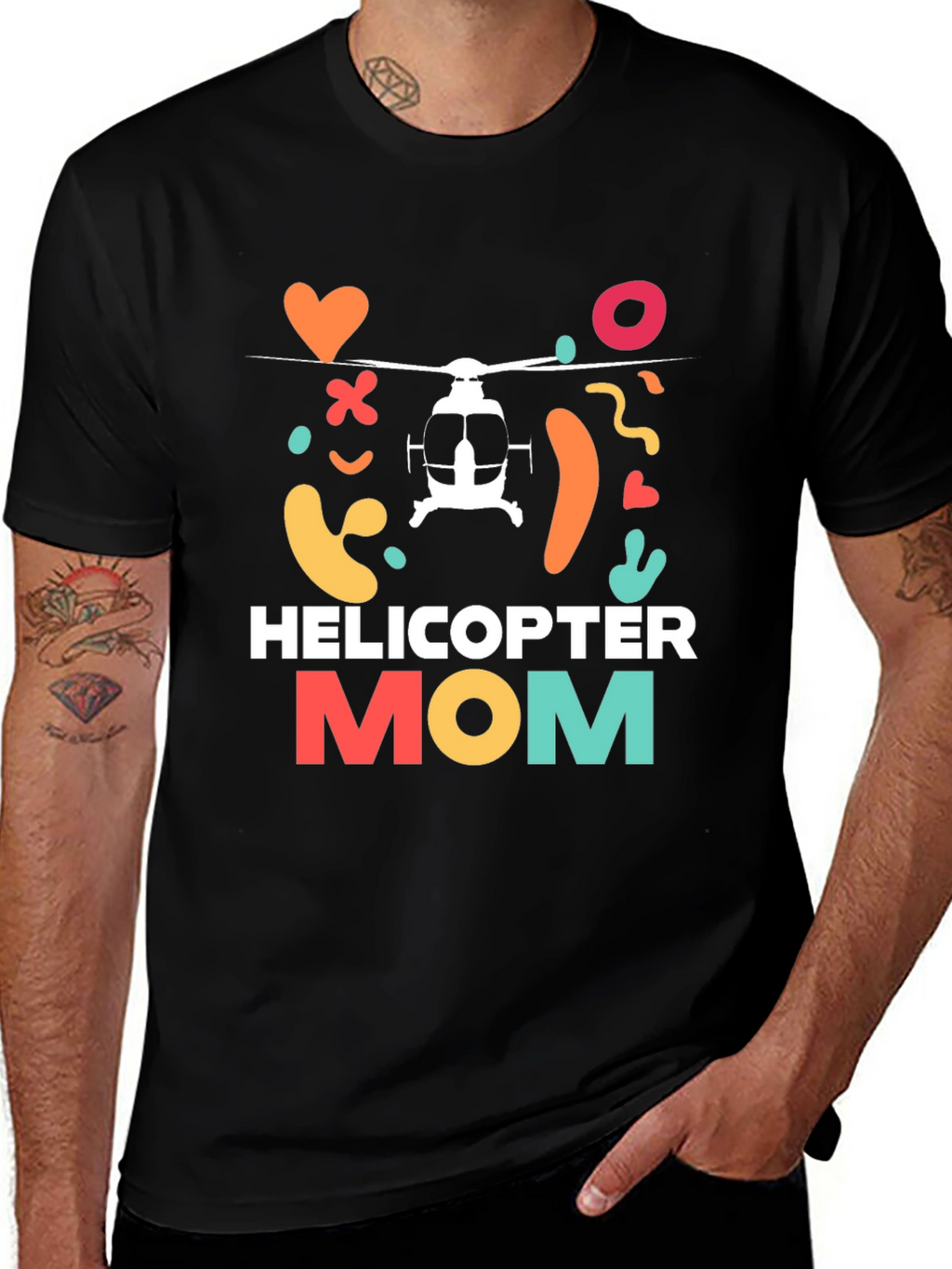 Helicopter Mom Graphic T-Shirt - Quirky Tee