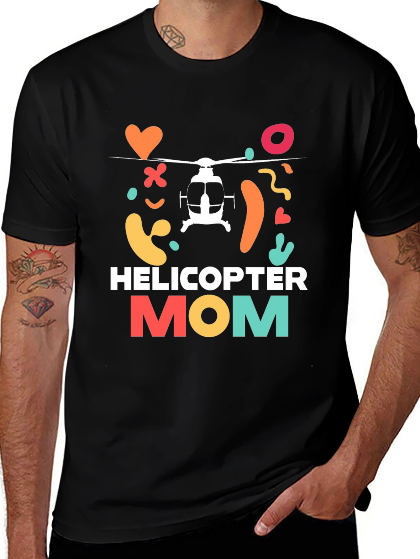 Helicopter Mom Graphic T-Shirt - Quirky Tee