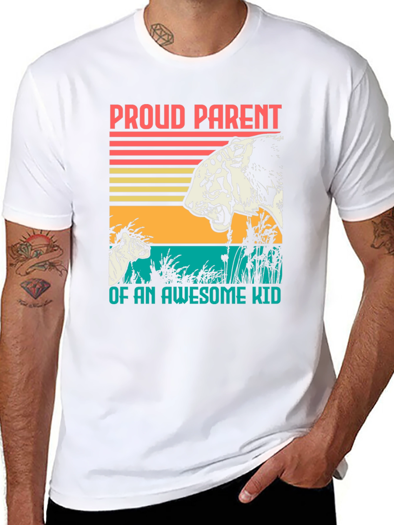 Proud Parent T-Shirt - Tiger Design
