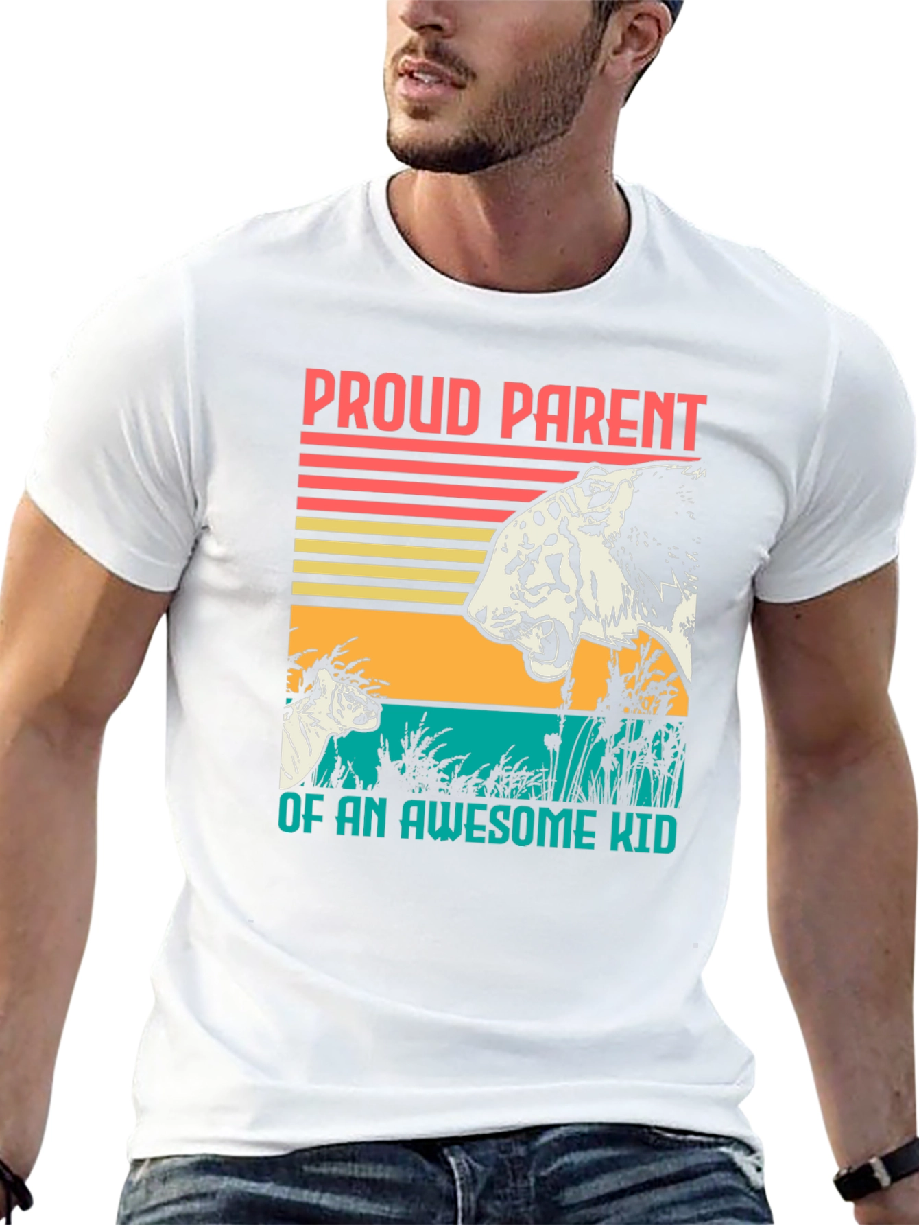 Proud Parent T-Shirt - Tiger Design