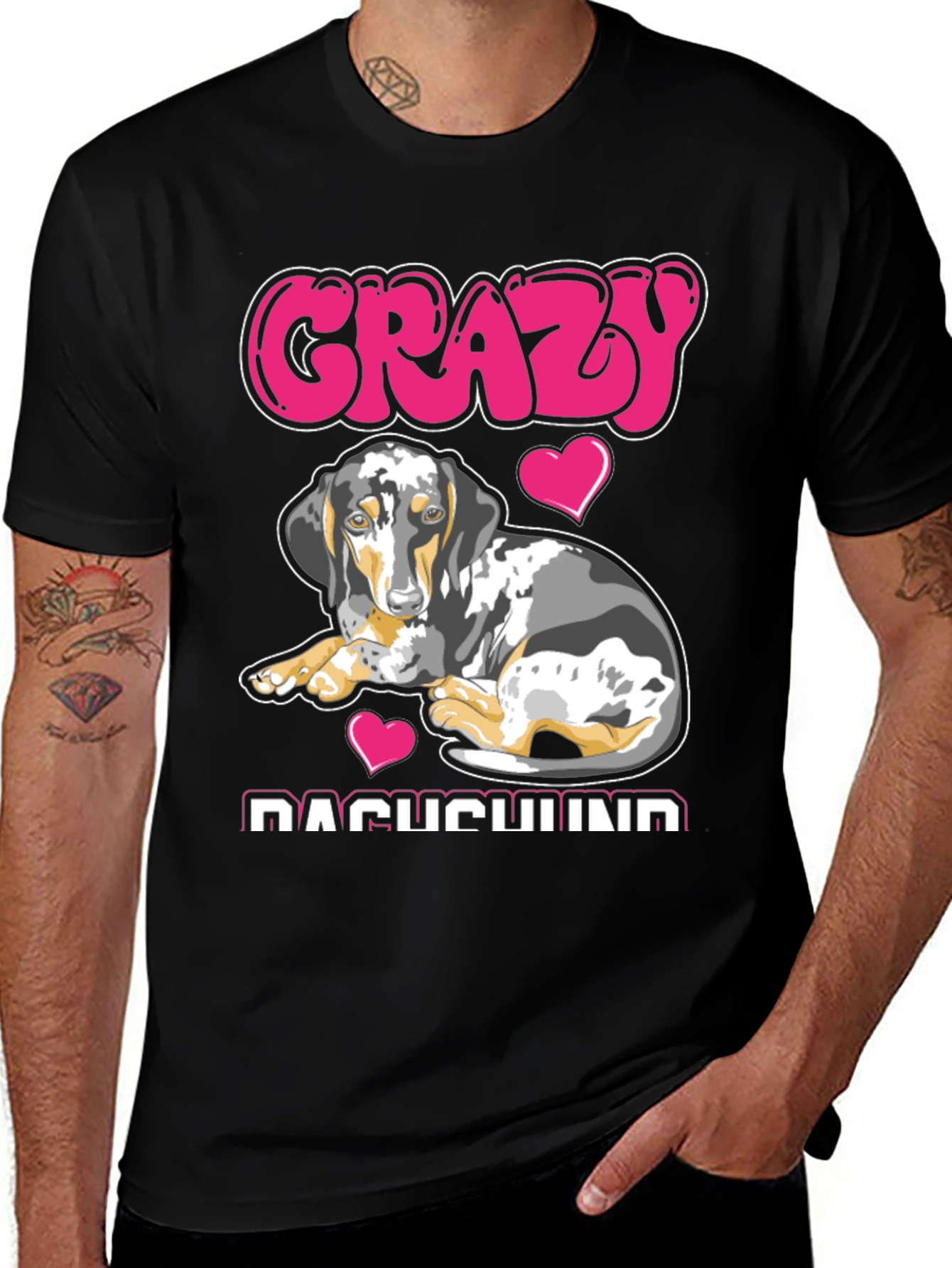 Crazy Dachshund T-Shirt