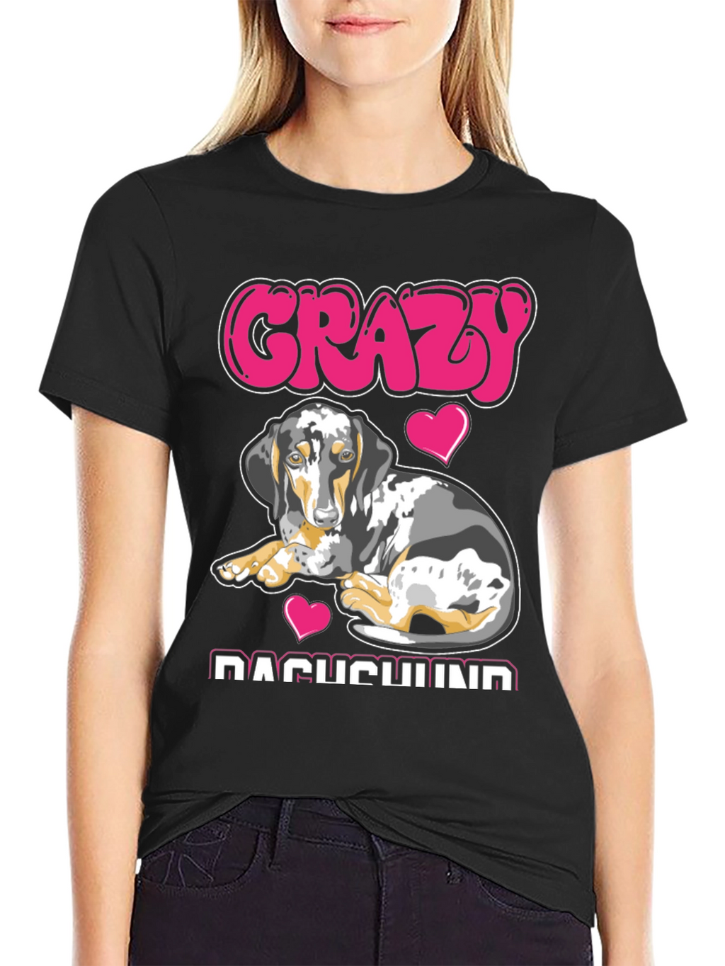 Crazy Dachshund T-Shirt